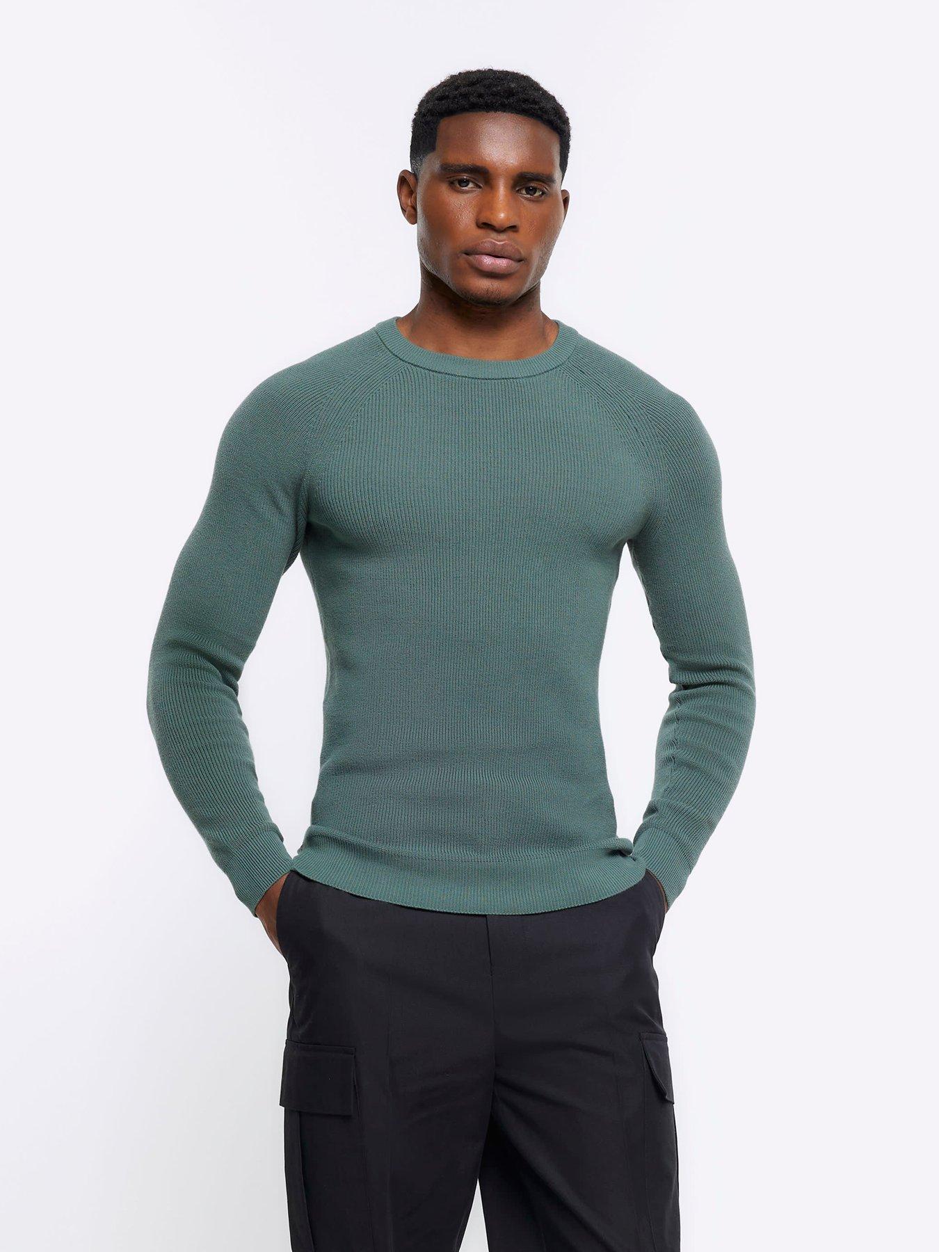 Mens on sale green jumpers