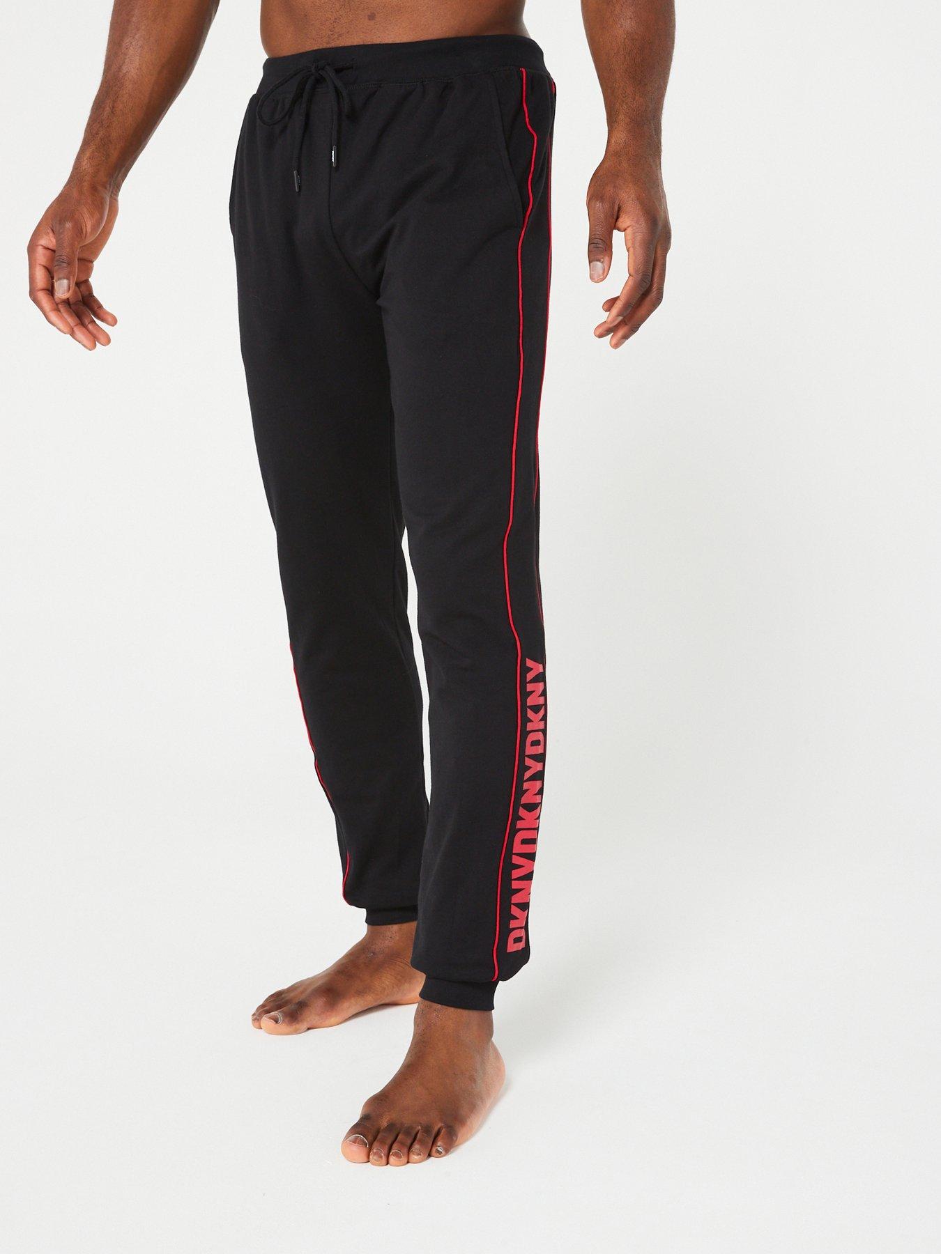 DKNY Nailers Jersey Lounge Pant - Black