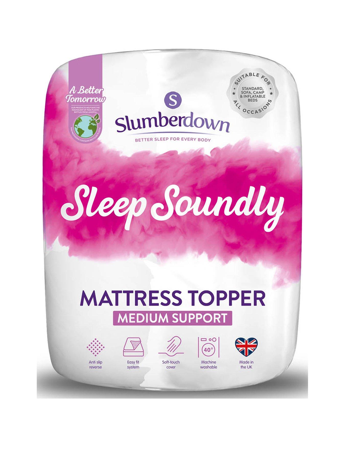 slumberdown-sleep-soundly-mattress-topper-white