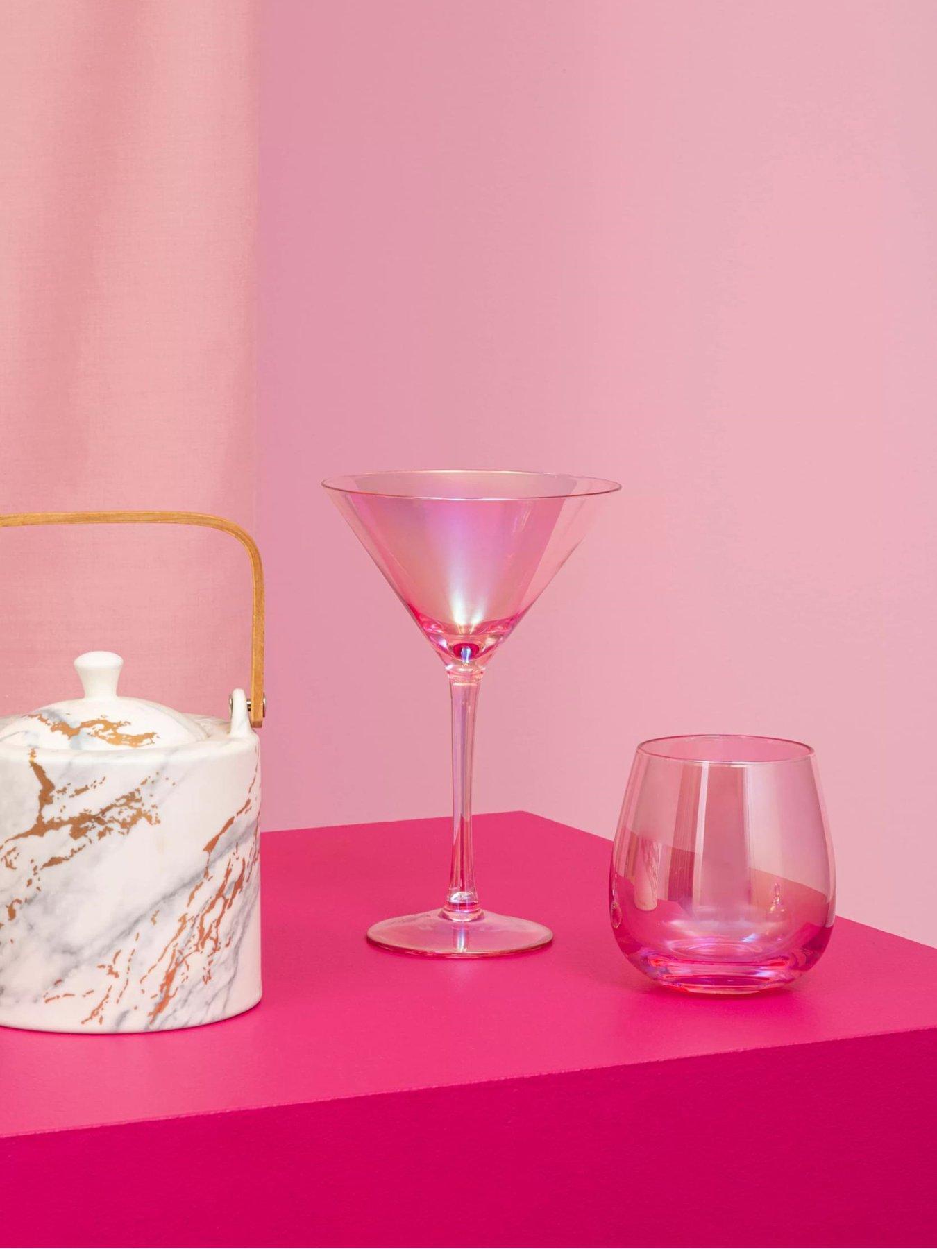 Image 3 of 4 of Premier Housewares Frosted Deco Set Of 4 Tumbler Glasses
