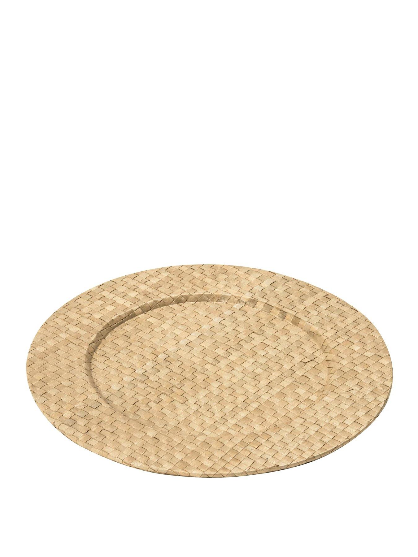 premier-housewares-pandanus-light-natural-charger-plates-ndash-set-of-2