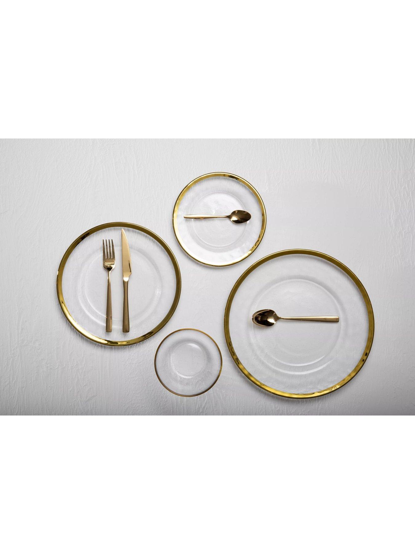 premier-housewares-ida-set-of-four-27-cm-glass-dinner-plates-with-gold-rimoutfit