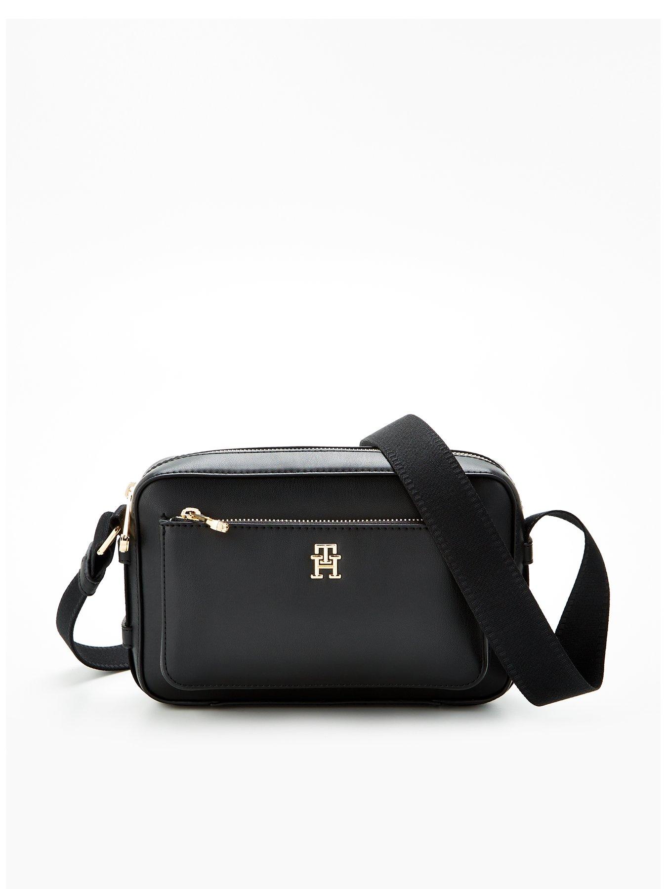 Tommy hilfiger iconic discount tommy camera bag black