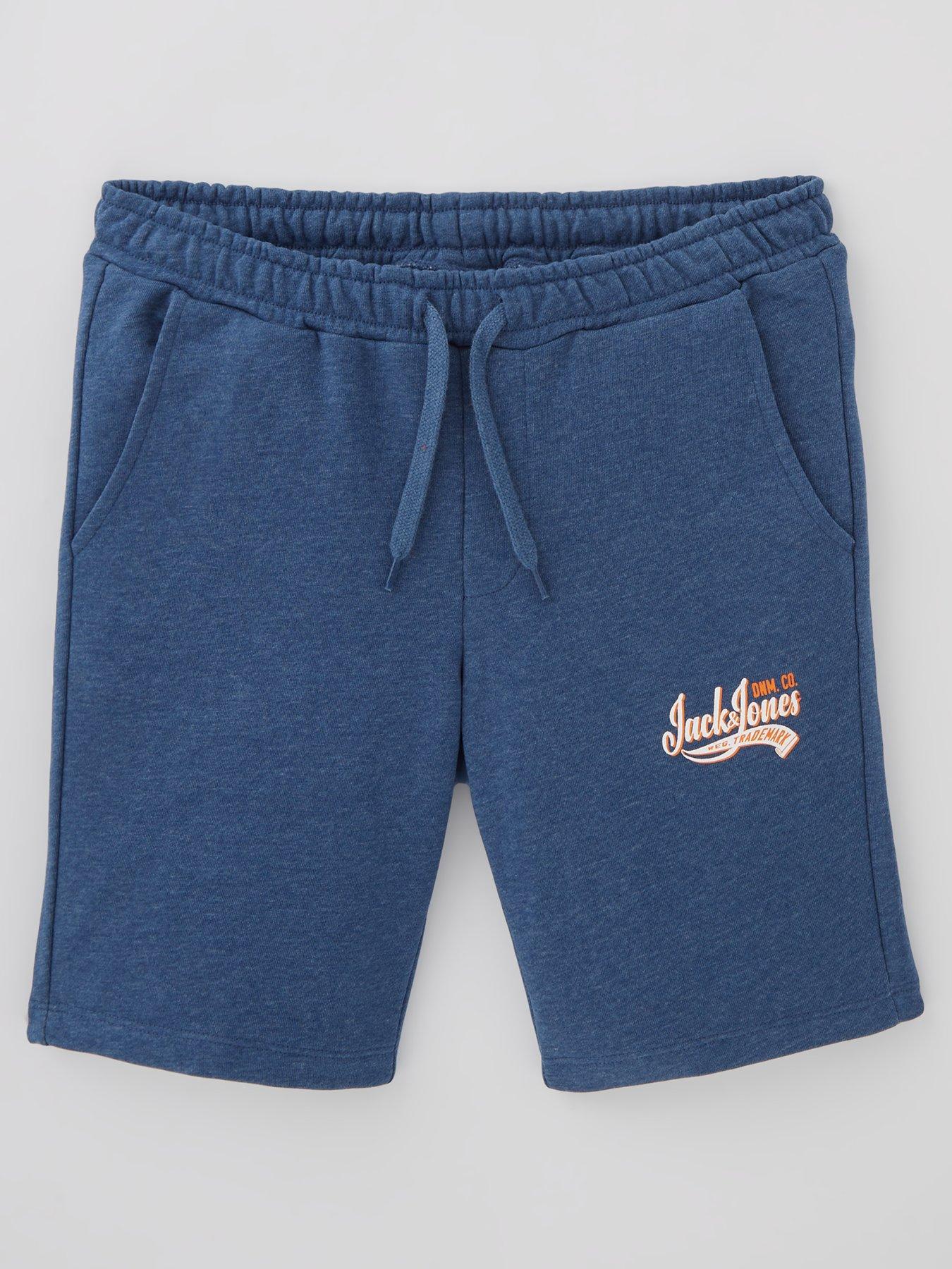 jack-jones-junior-boys-logo-2-colour-sweat-shorts-ensign-blue