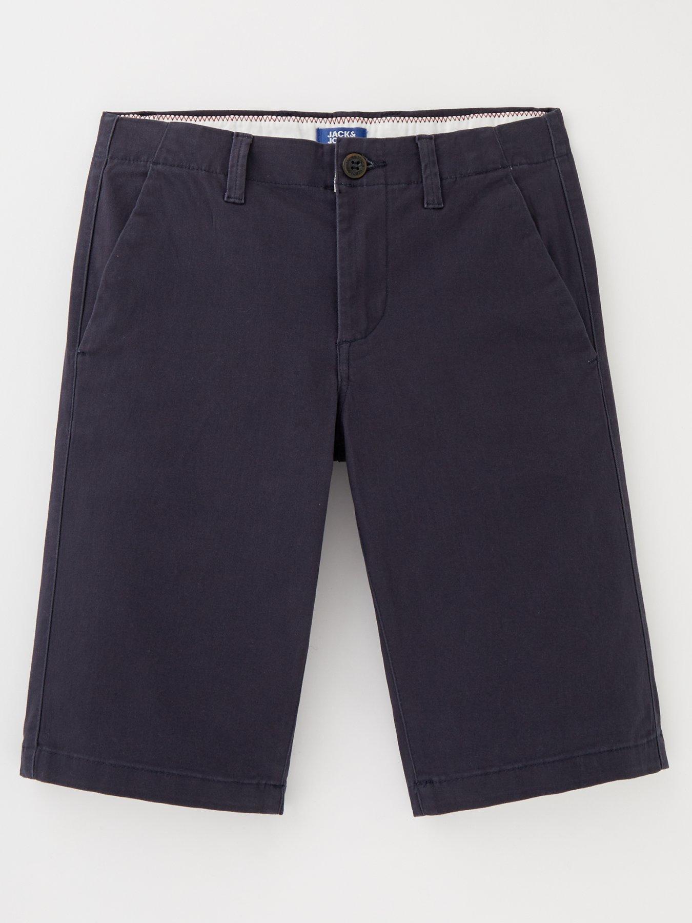 Blue chino shorts boys shop