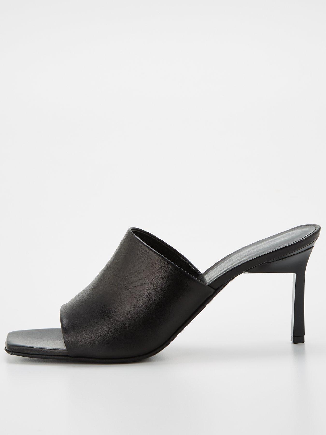 Calvin klein low heels best sale