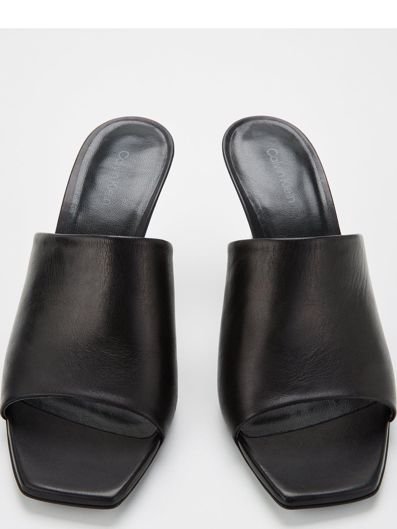 calvin-klein-heeled-mule-blackoutfit