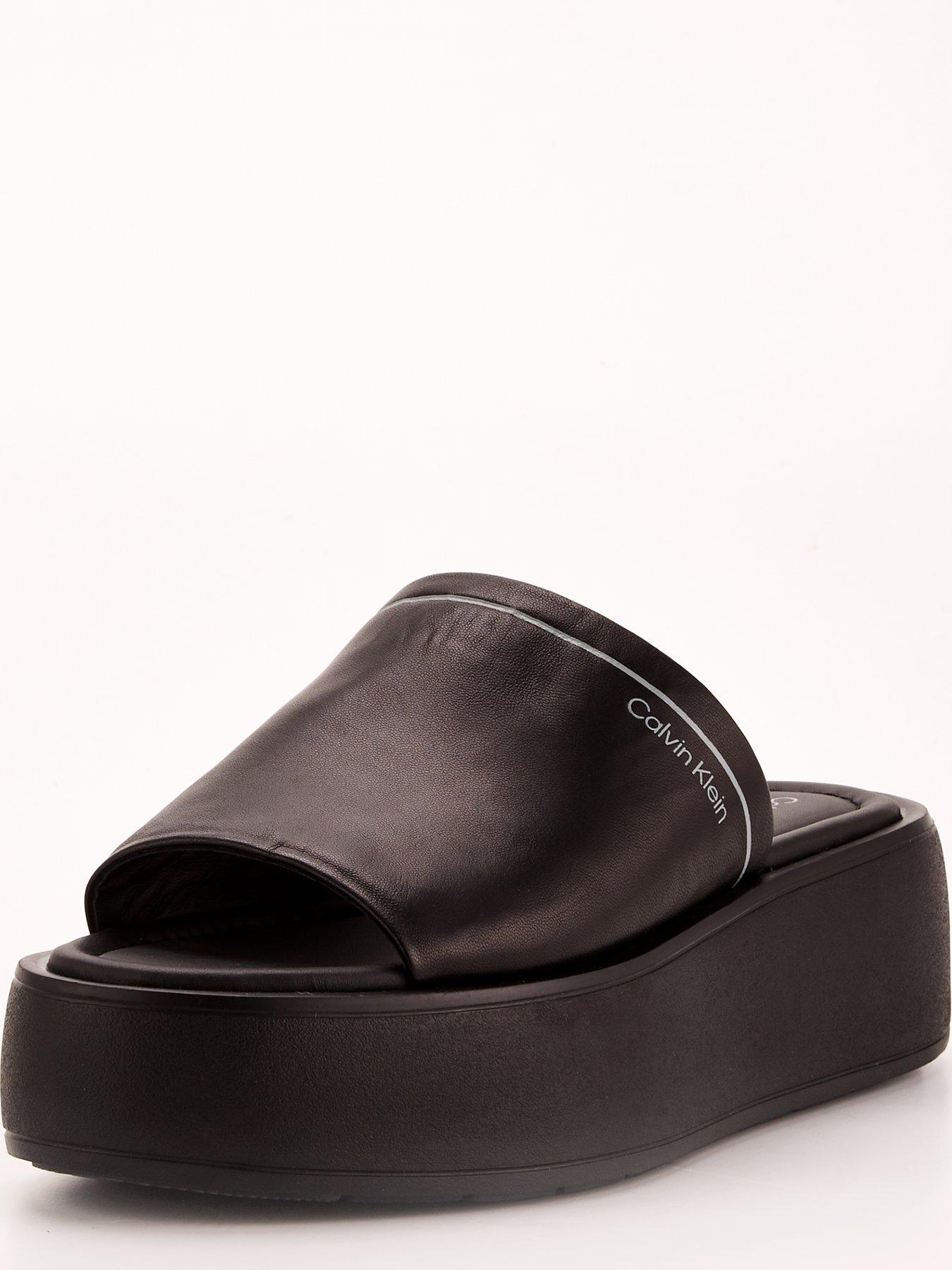 calvin-klein-flatform-sandal-blackstillFront