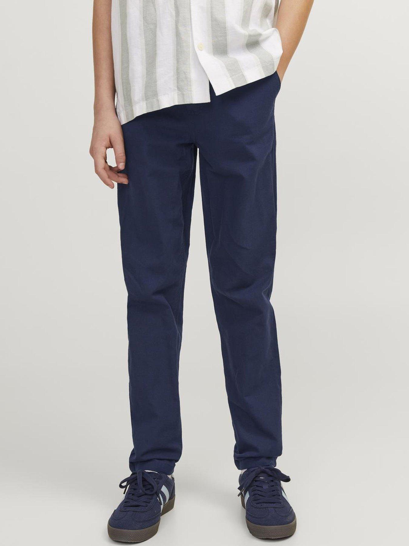 jack-jones-junior-boys-kane-summer-linen-blend-jog-trousers-navy-blazerstillFront