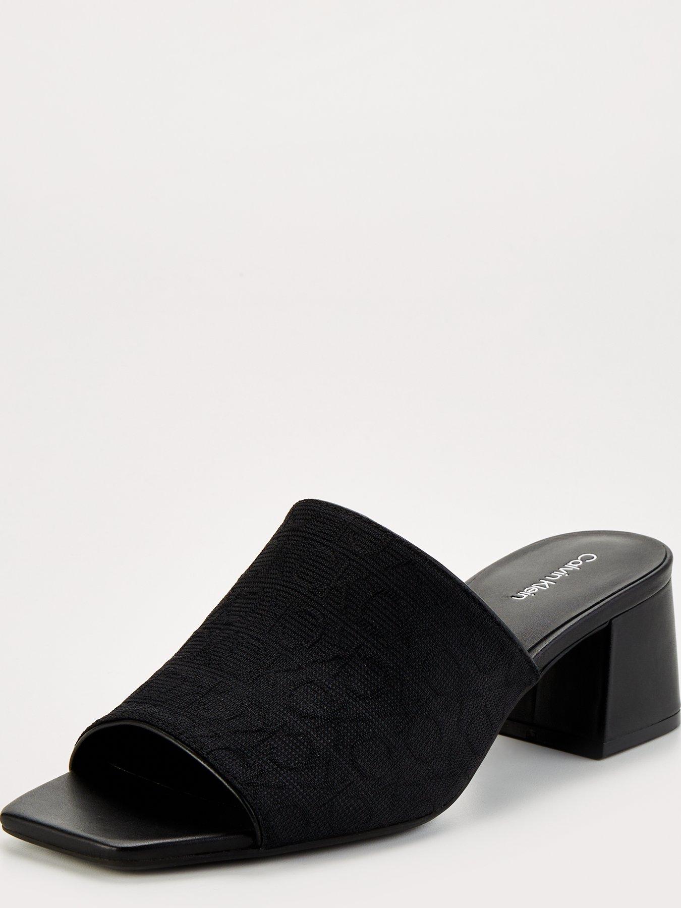 calvin-klein-block-heel-mule-blackstillFront