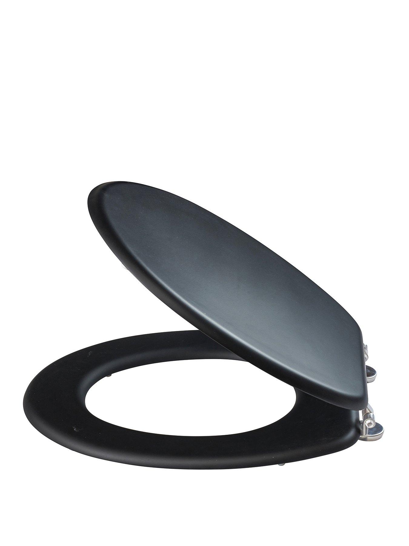 undefined Soft Touch Toilet Seat – Black