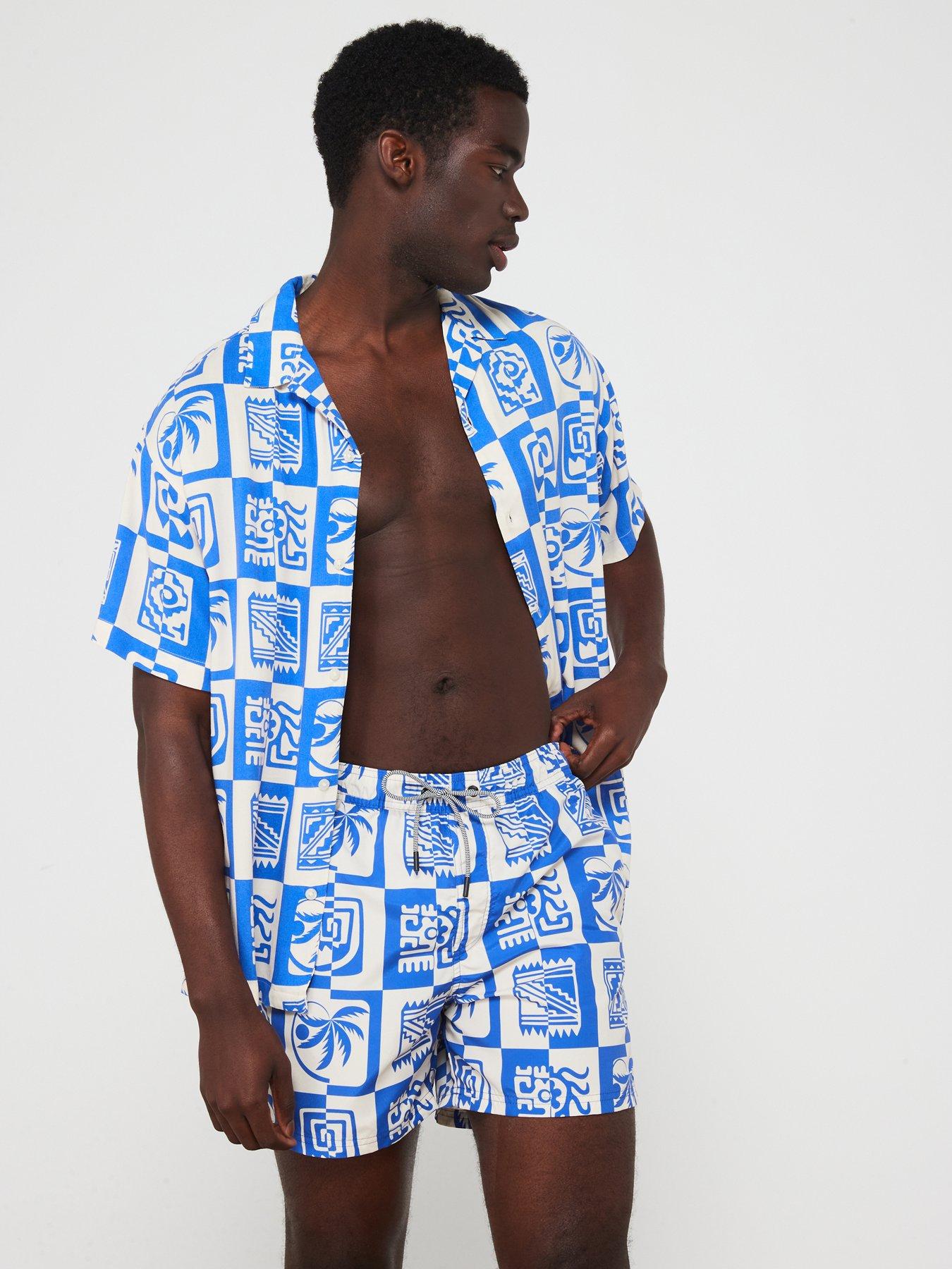 jack-jones-jack-amp-jones-ocean-print-co-ord-resort-shirt-bluedetail