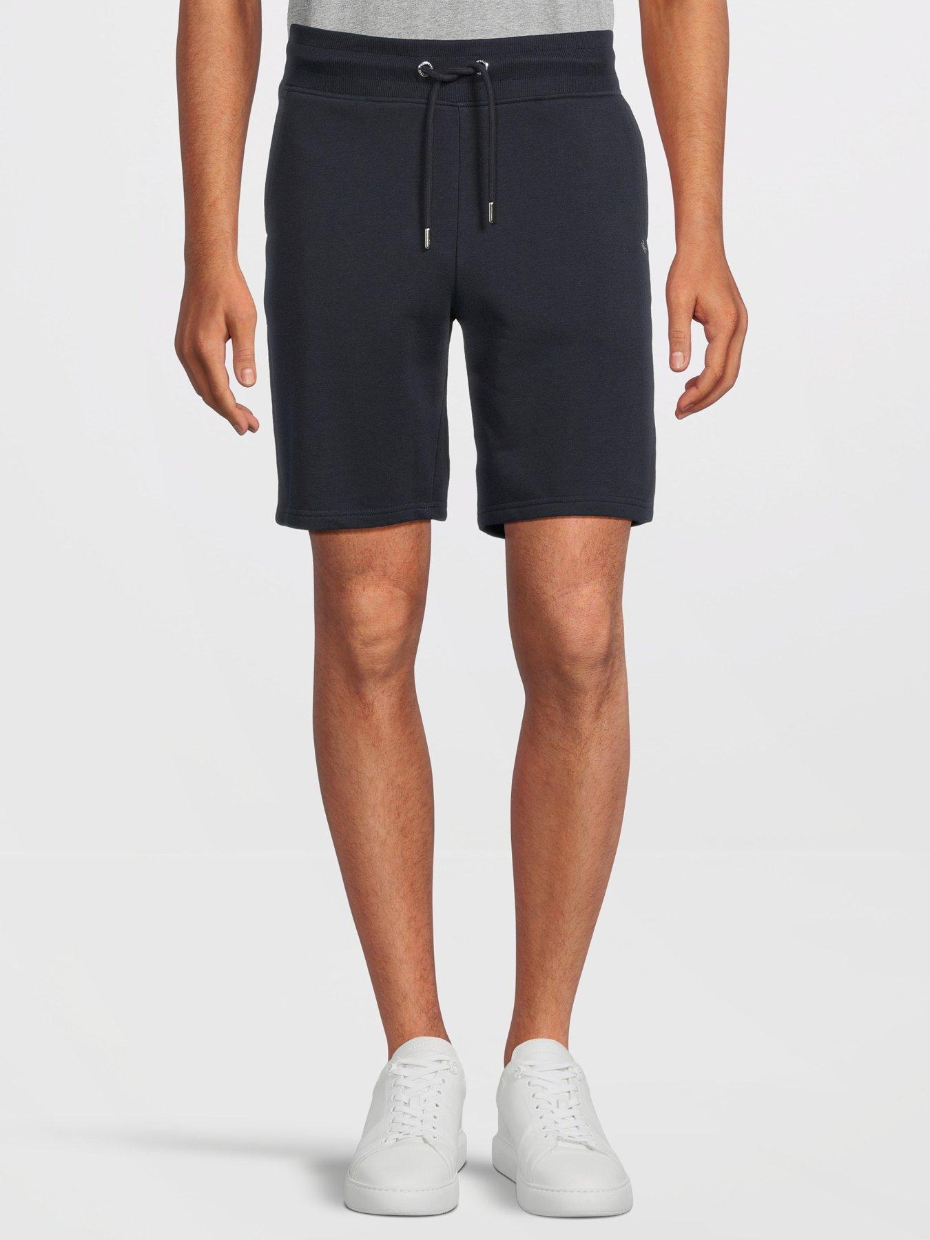 Image 1 of 5 of GANT Regular Fit Shield Sweat Shorts - Navy