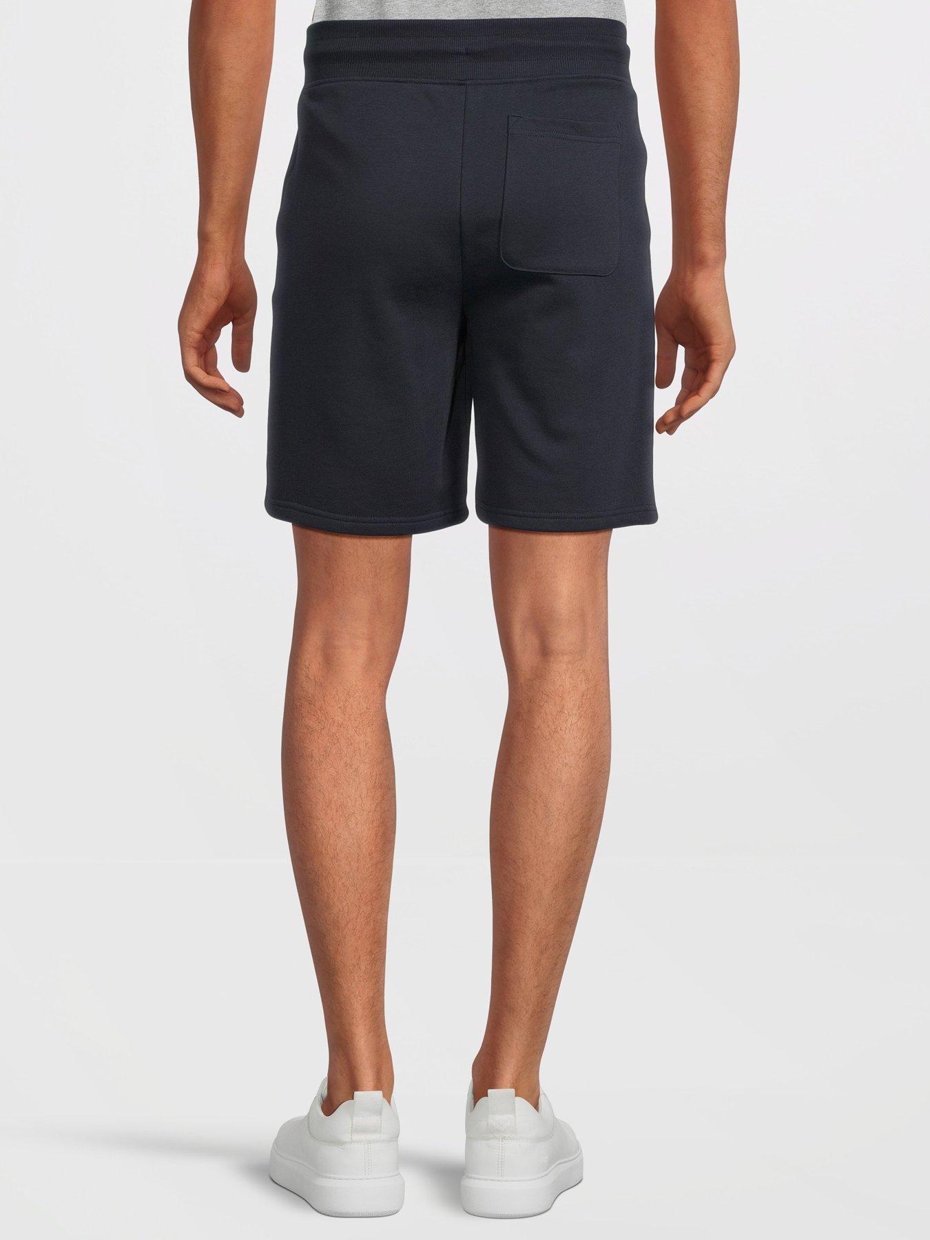 Image 2 of 5 of GANT Regular Fit Shield Sweat Shorts - Navy