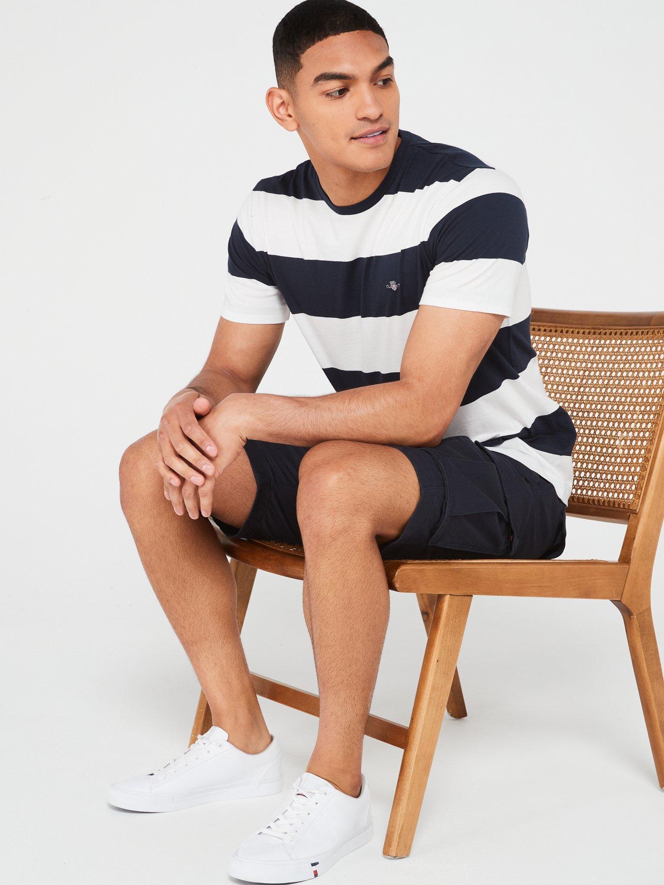 gant-relaxed-twill-cargo-shorts-navyoutfit