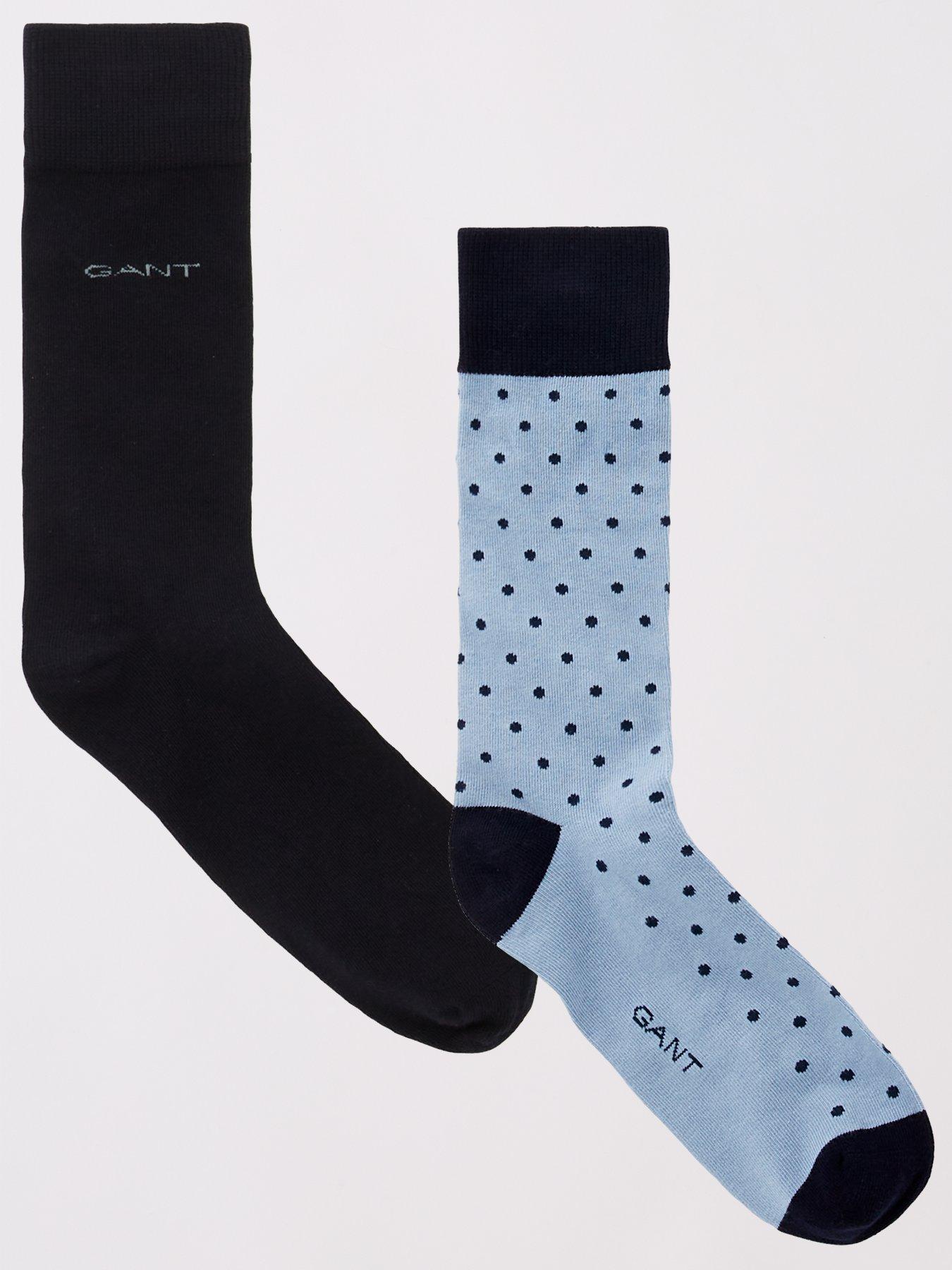 gant-2-pack-dot-and-solid-socks-multifront