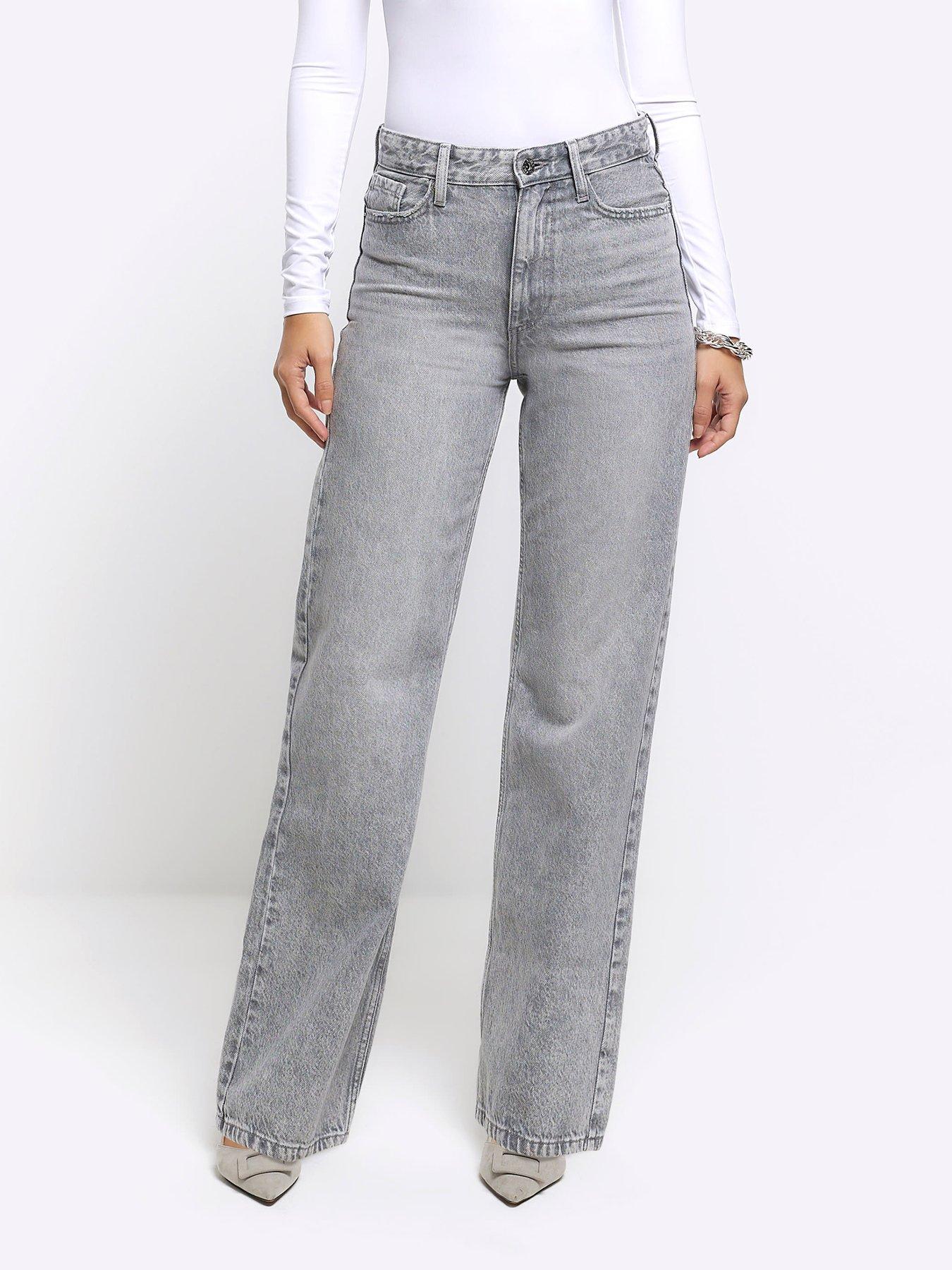 Grey fashion jean women