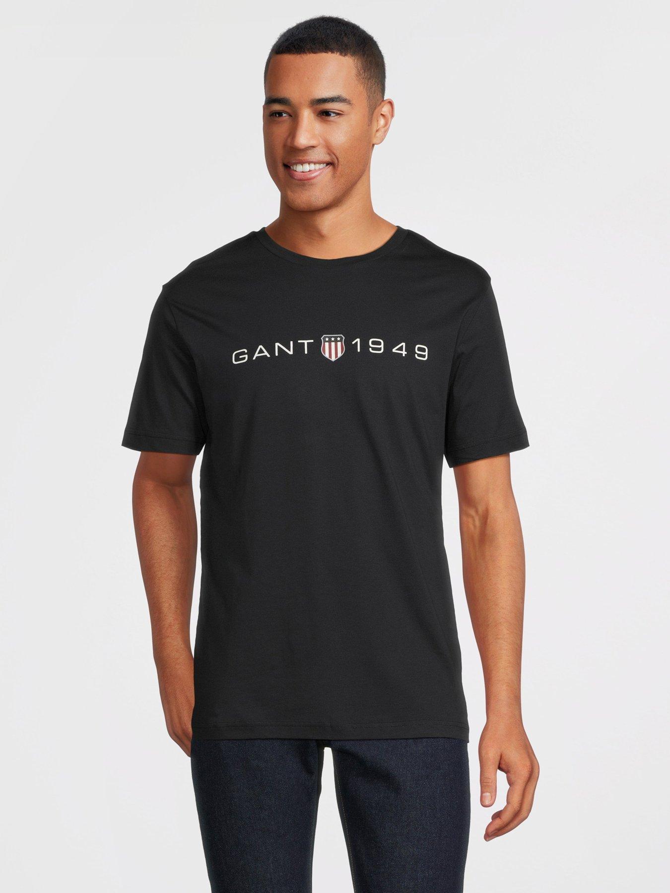 gant-printed-graphic-t-shirt-blackfront