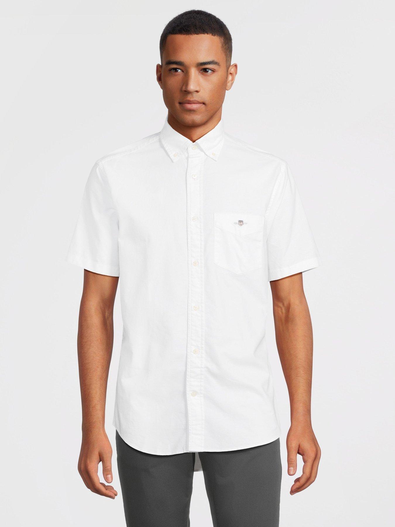 gant-regular-fit-short-sleeve-oxford-shirt-white