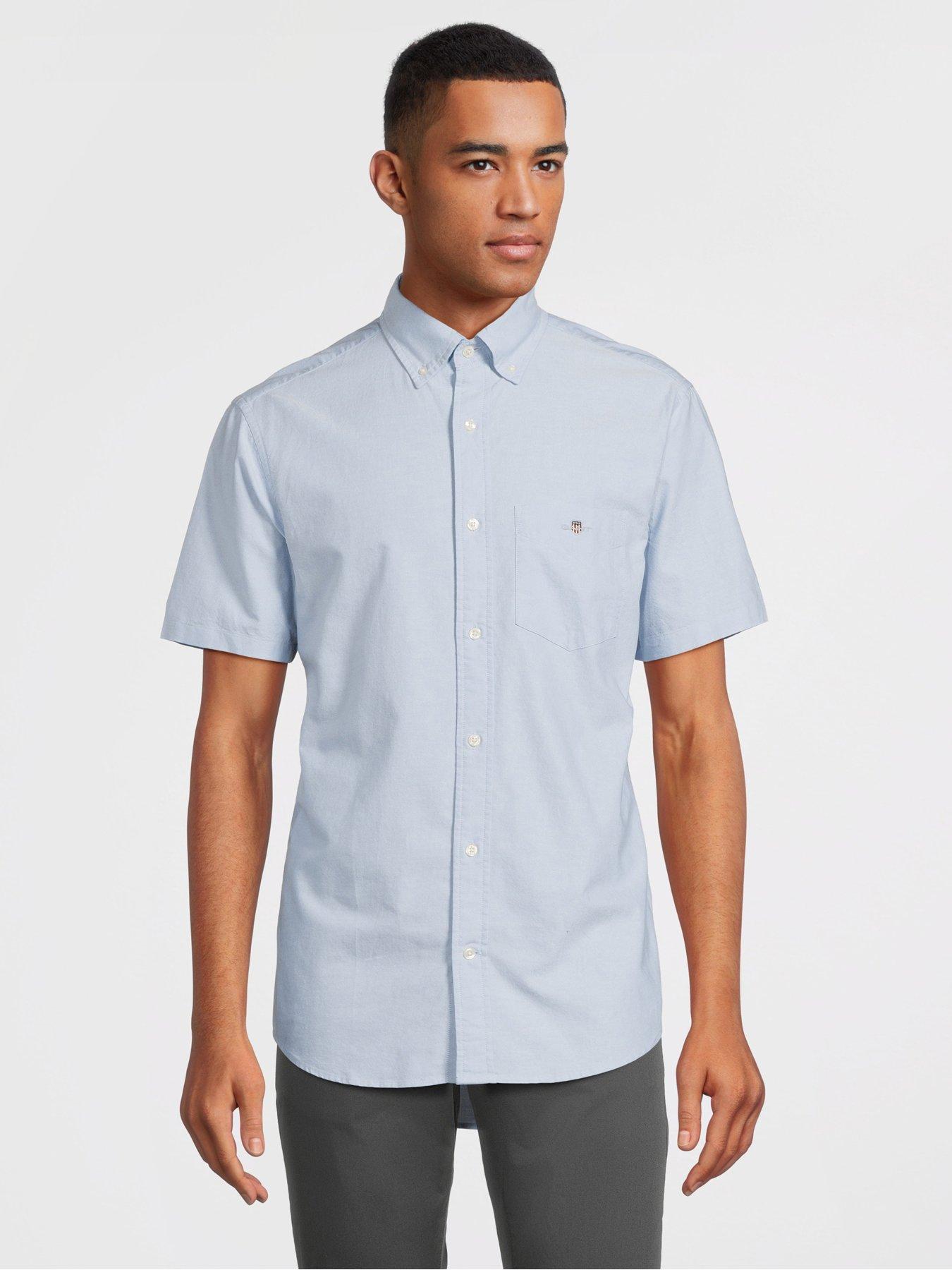 gant-regular-fit-short-sleeve-oxford-shirt-light-blue