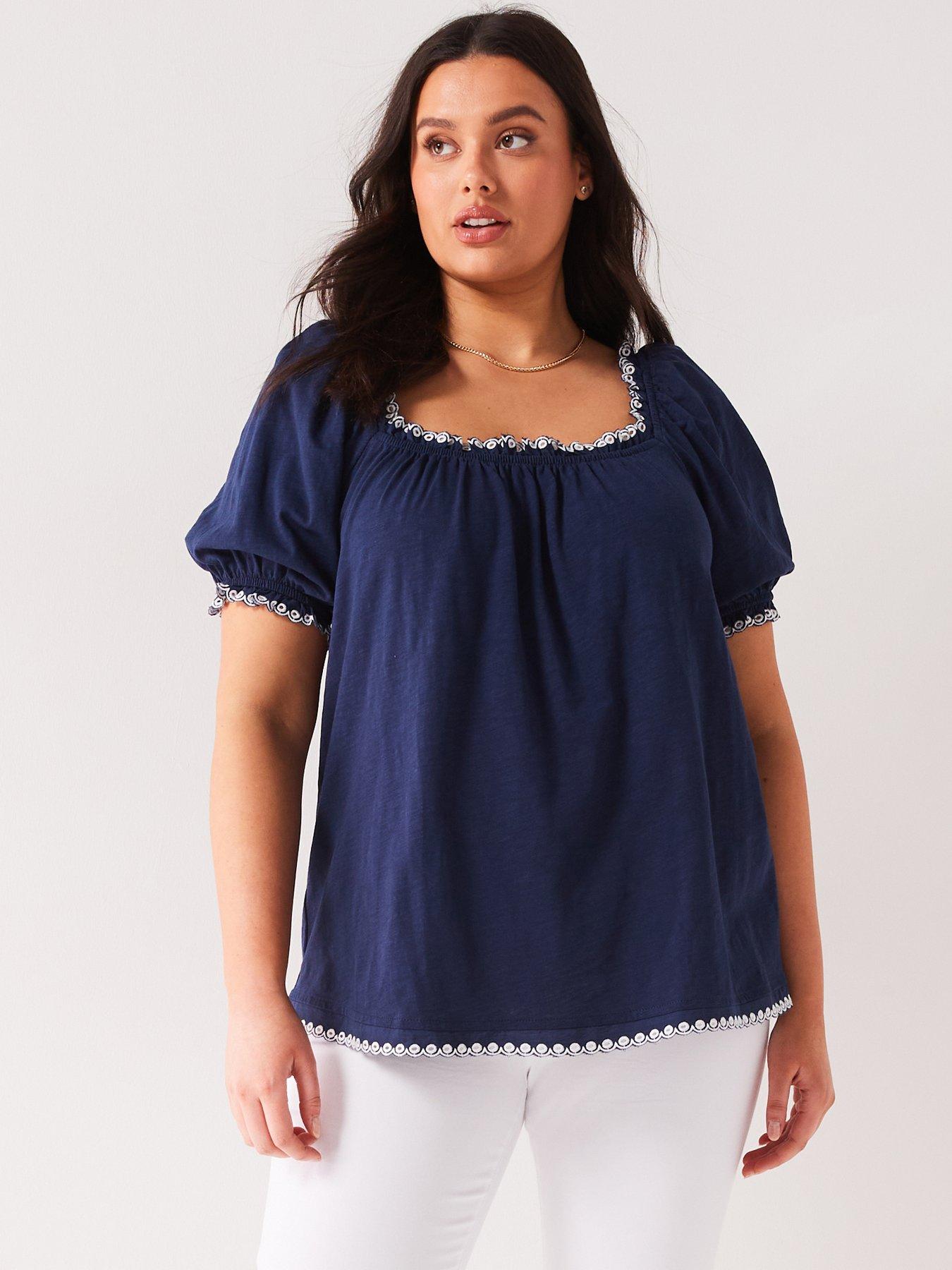 v-by-very-curve-embroidered-trim-top-blue