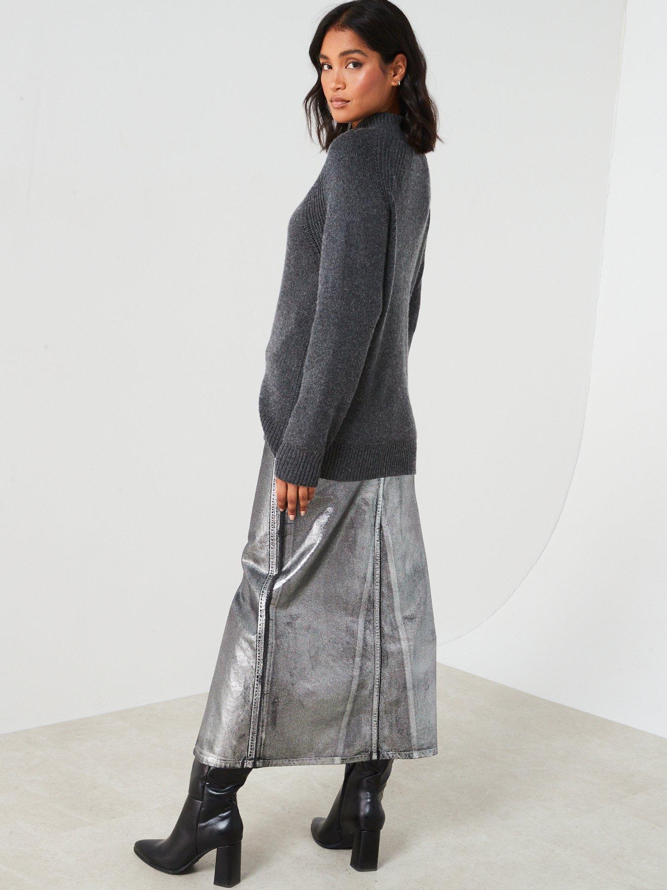 mango-oversize-high-neck-ribbed-jumper-greystillFront