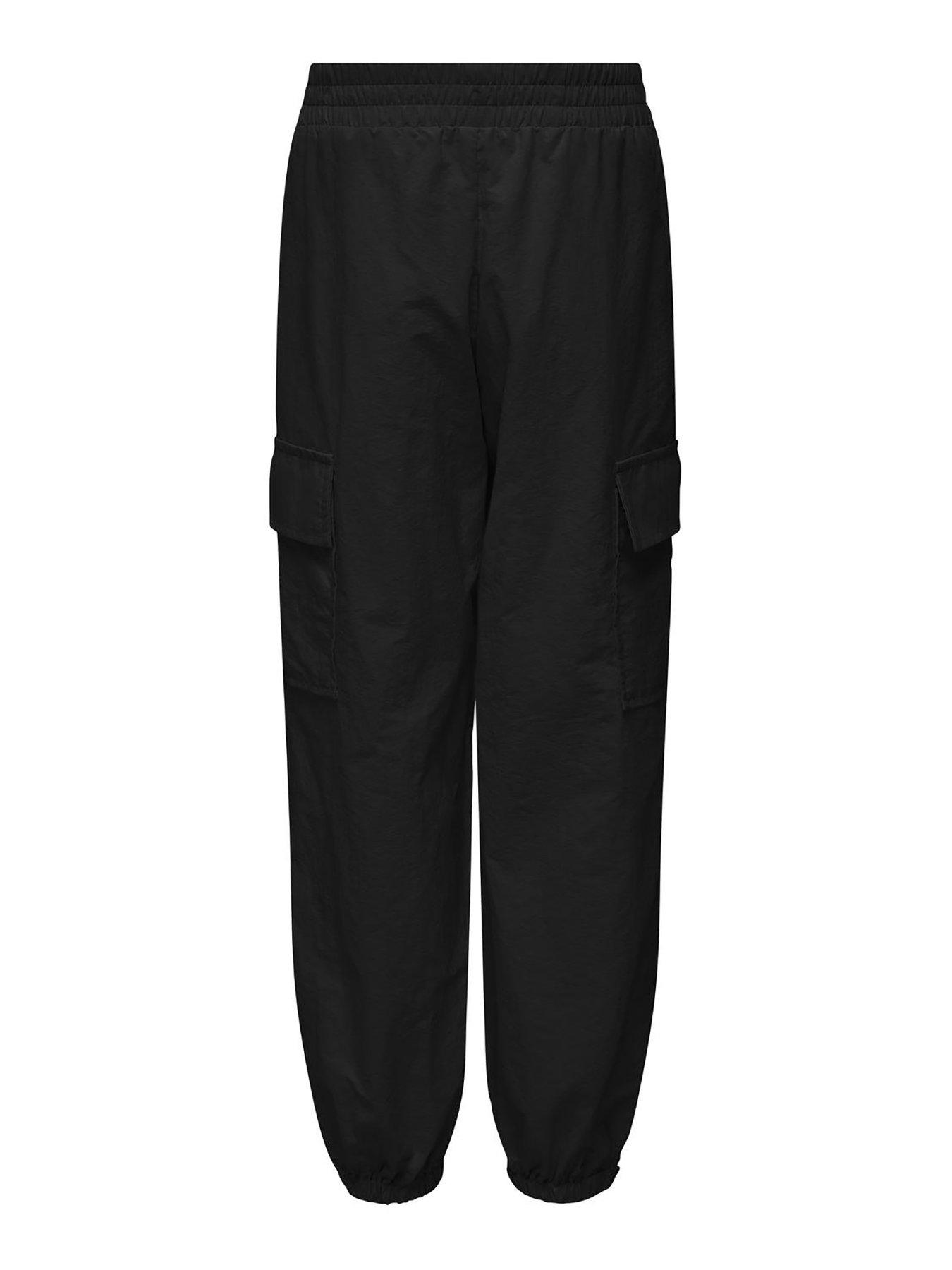 only-kids-girls-echo-cargo-parachute-pants-blackback