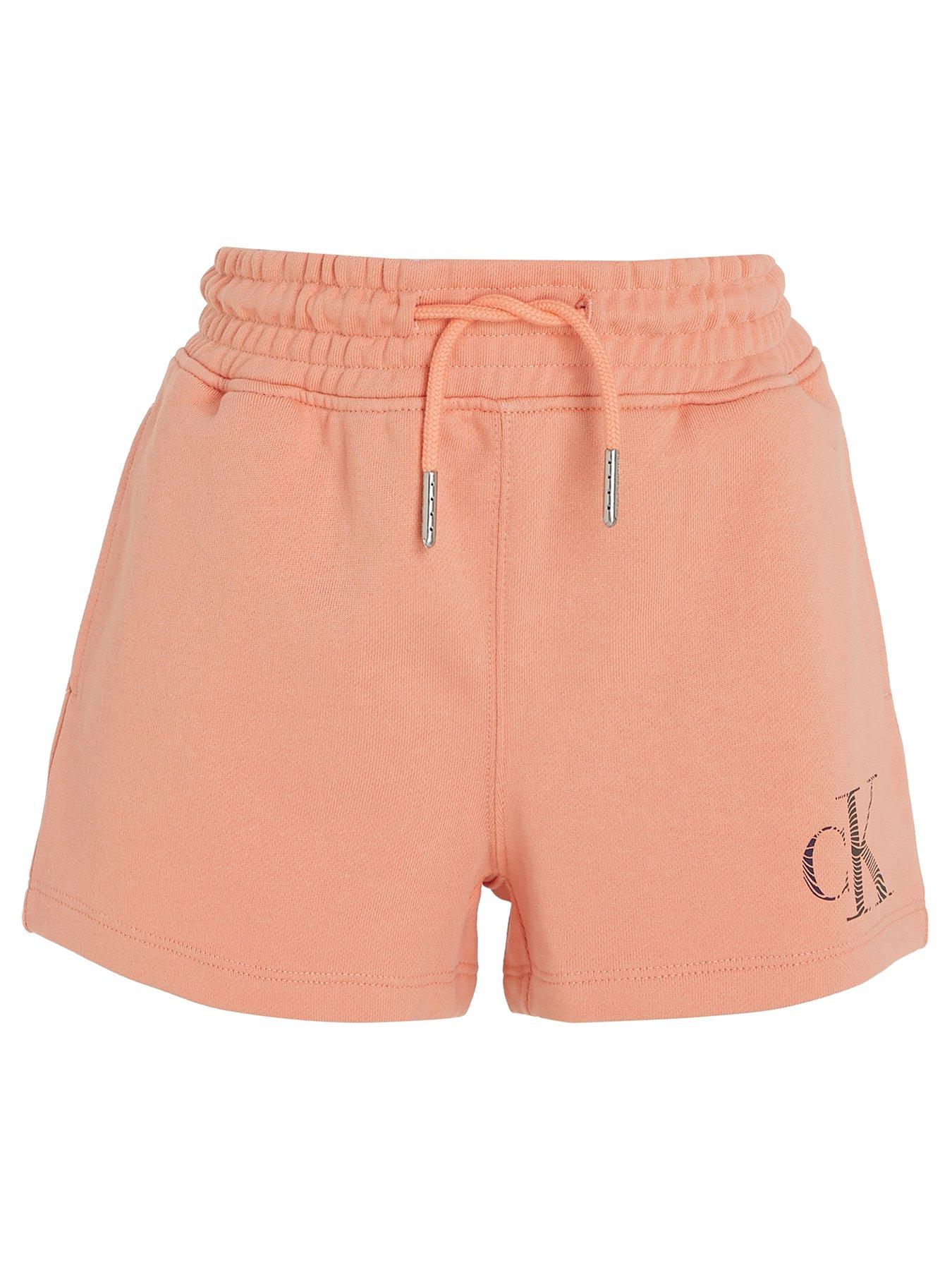 calvin-klein-jeans-girls-logo-jersey-shorts-blooming-dahlia-light-orange