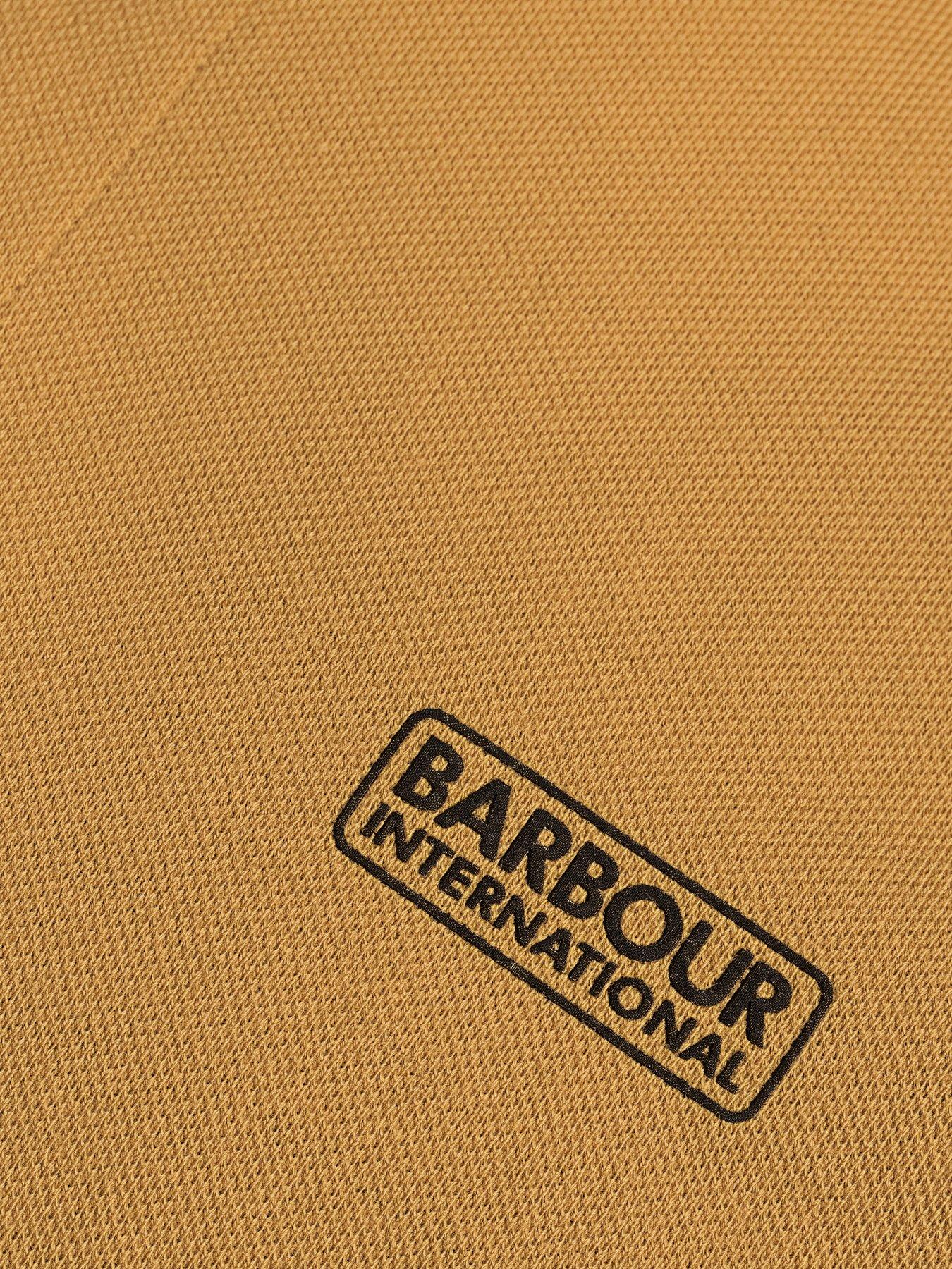 barbour-international-exclusive-essential-pique-tailored-polo-shirt-light-brownoutfit