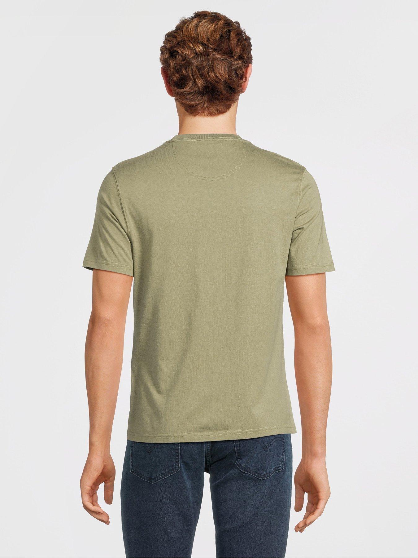 barbour-international-exclusive-short-sleeve-small-logo-t-shirt-khakistillFront