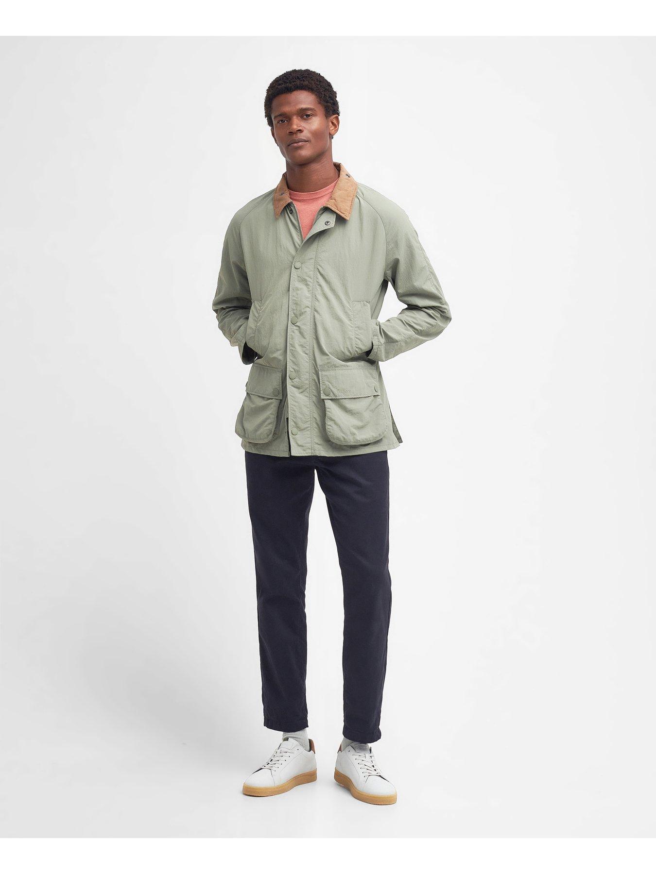 Light green barbour on sale jacket