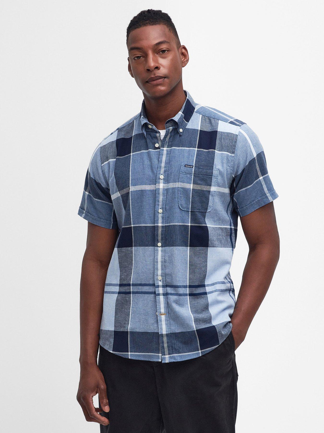 barbour-barbour-doughill-short-sleeve-large-check-shirt-blue