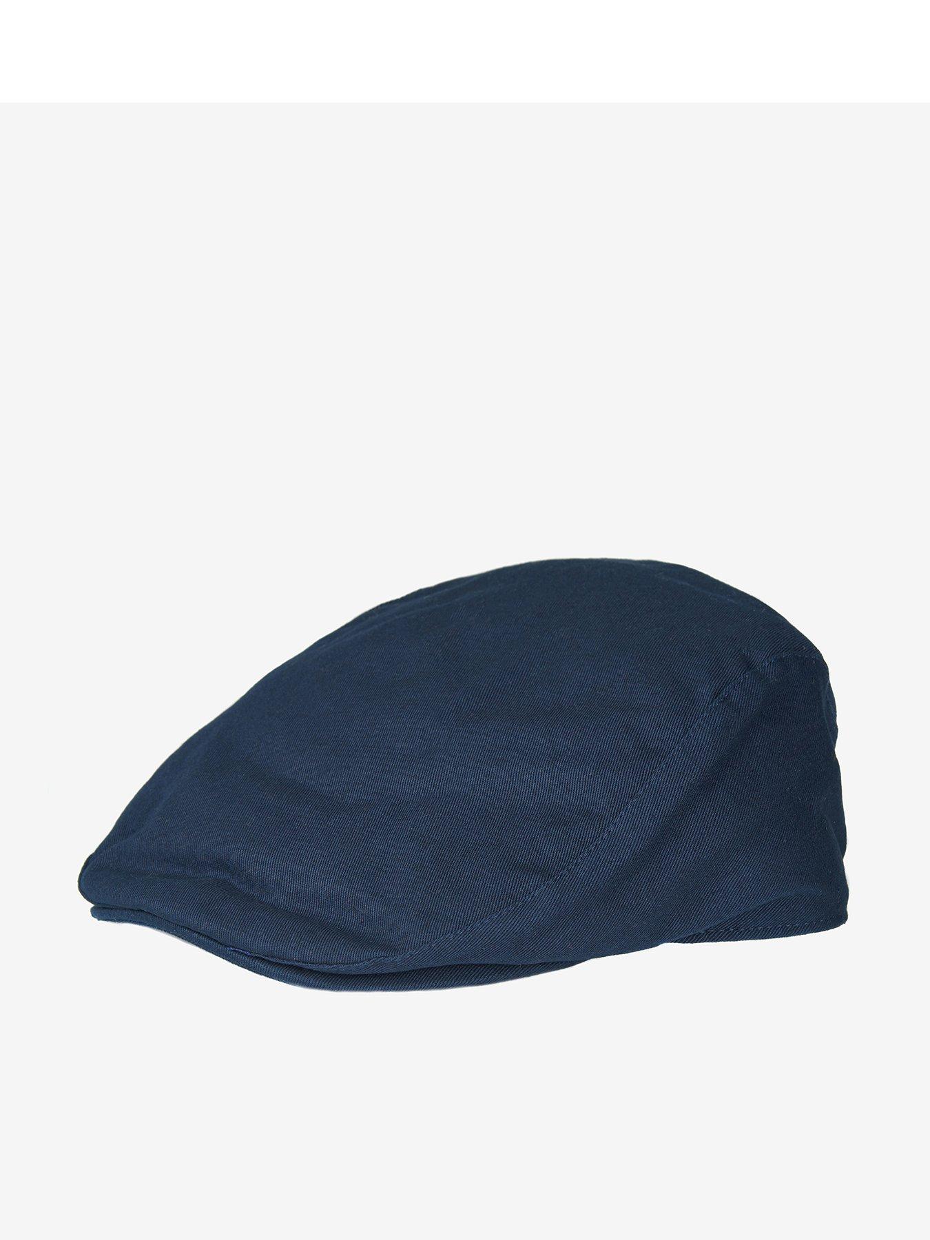 undefined Barbour Finnean Cotton Flat Cap - Navy