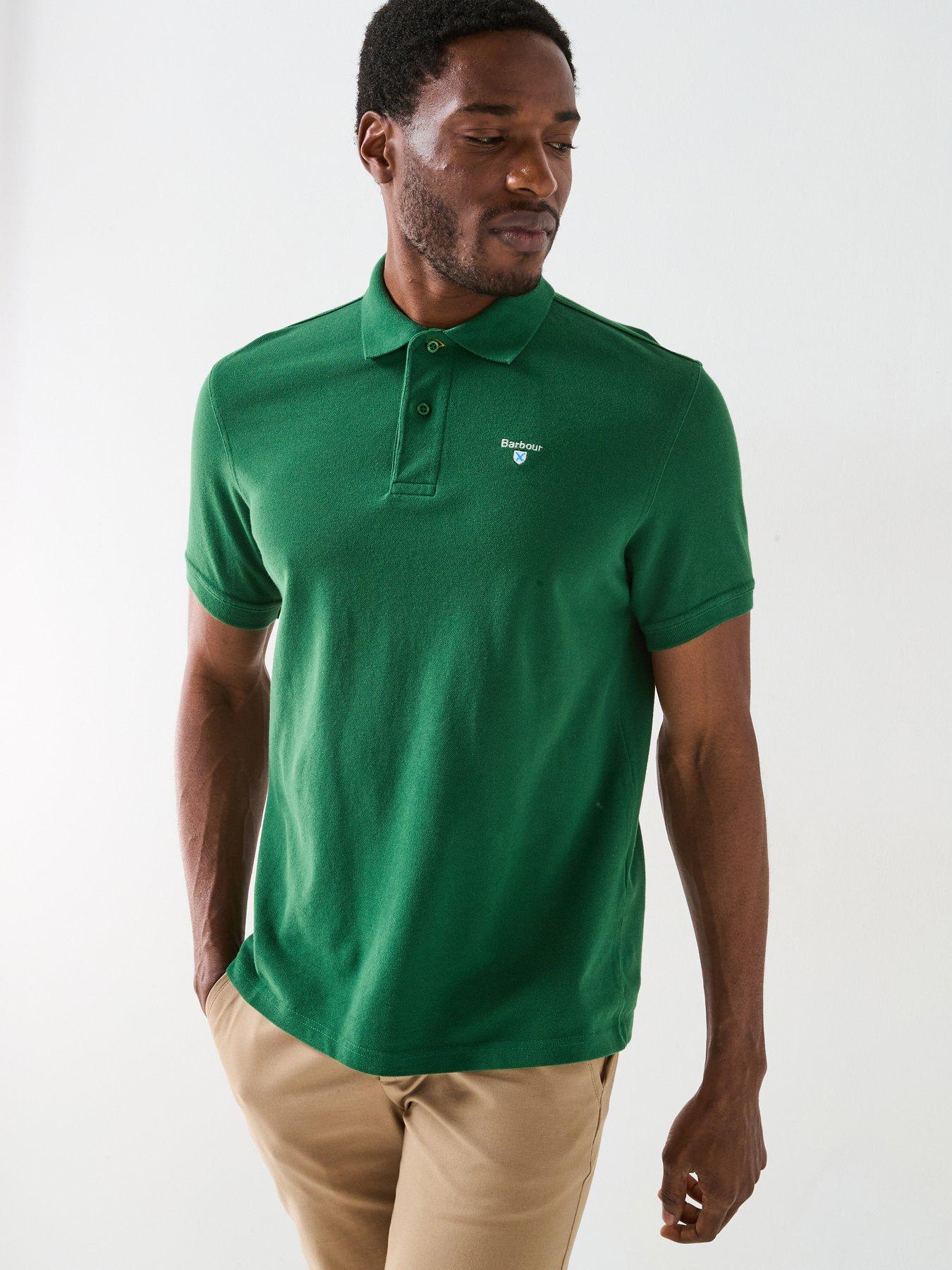undefined Barbour Sports Tailored Fit Polo Shirt - Green
