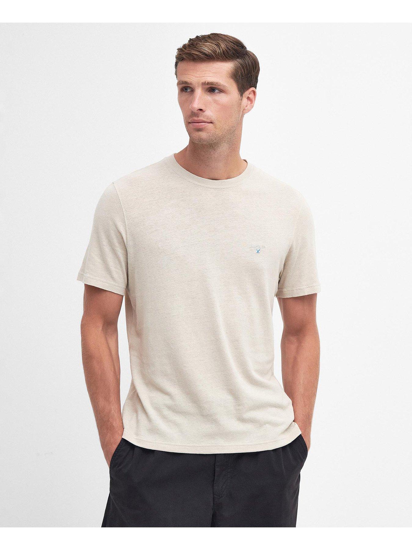 Tommy Hilfiger Linen Short Sleeve Shirt, Peach Dusk, £90.00
