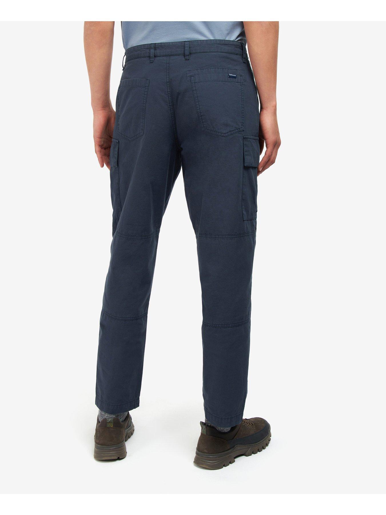 Barbour trousers 2025 mens Blue