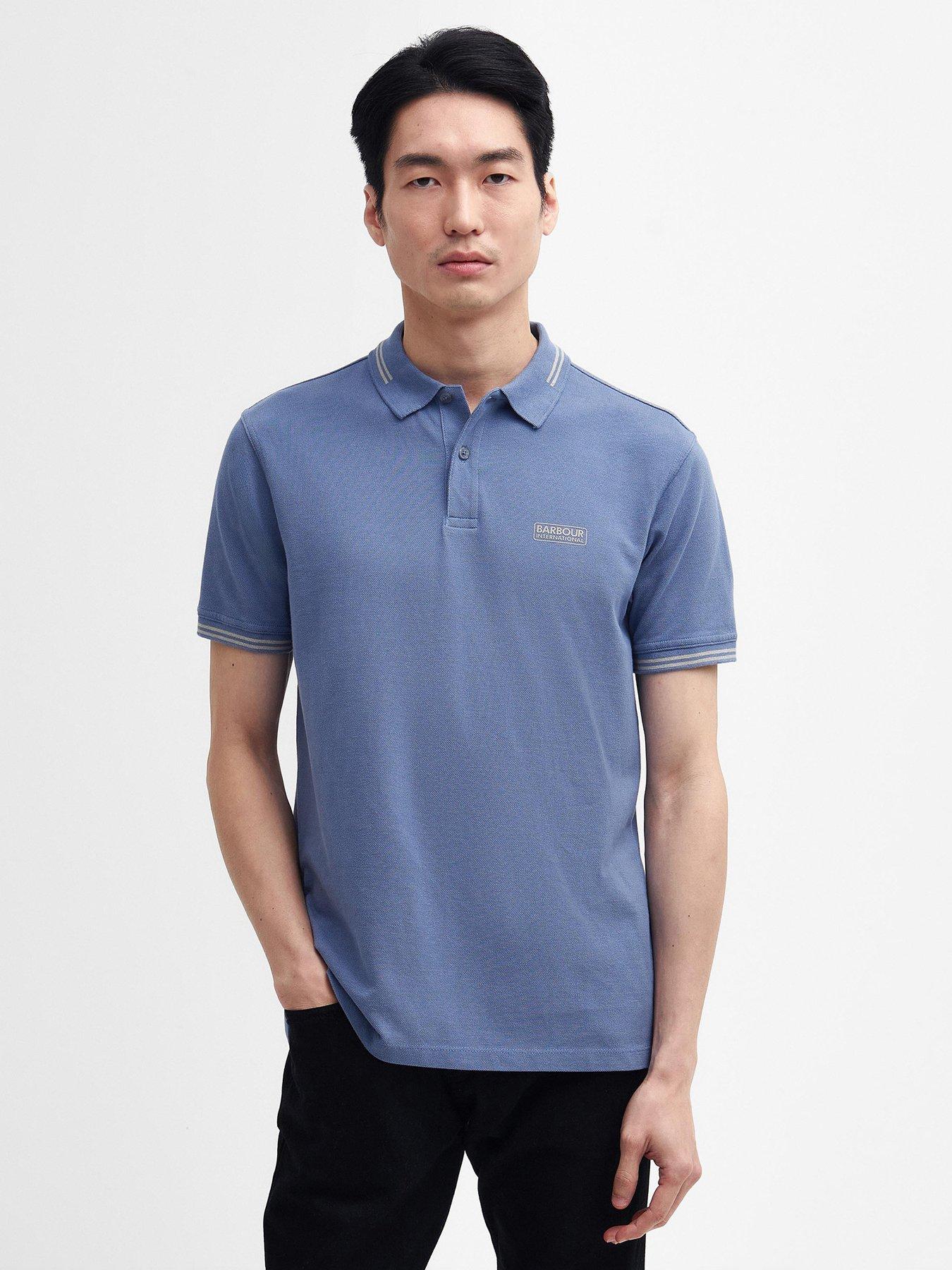 barbour-international-barbour-international-essential-tipped-tailored-polo-shirt-blue