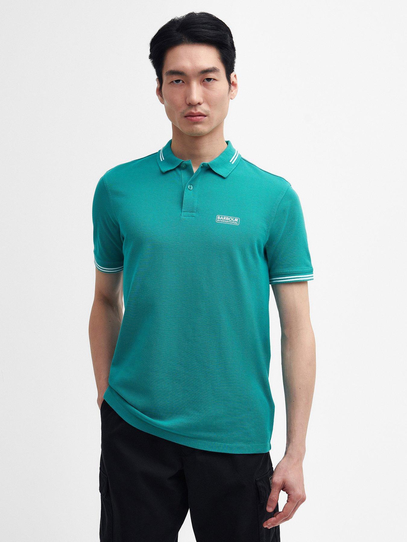 barbour-international-barbour-international-essential-tipped-tailored-polo-shirt-green