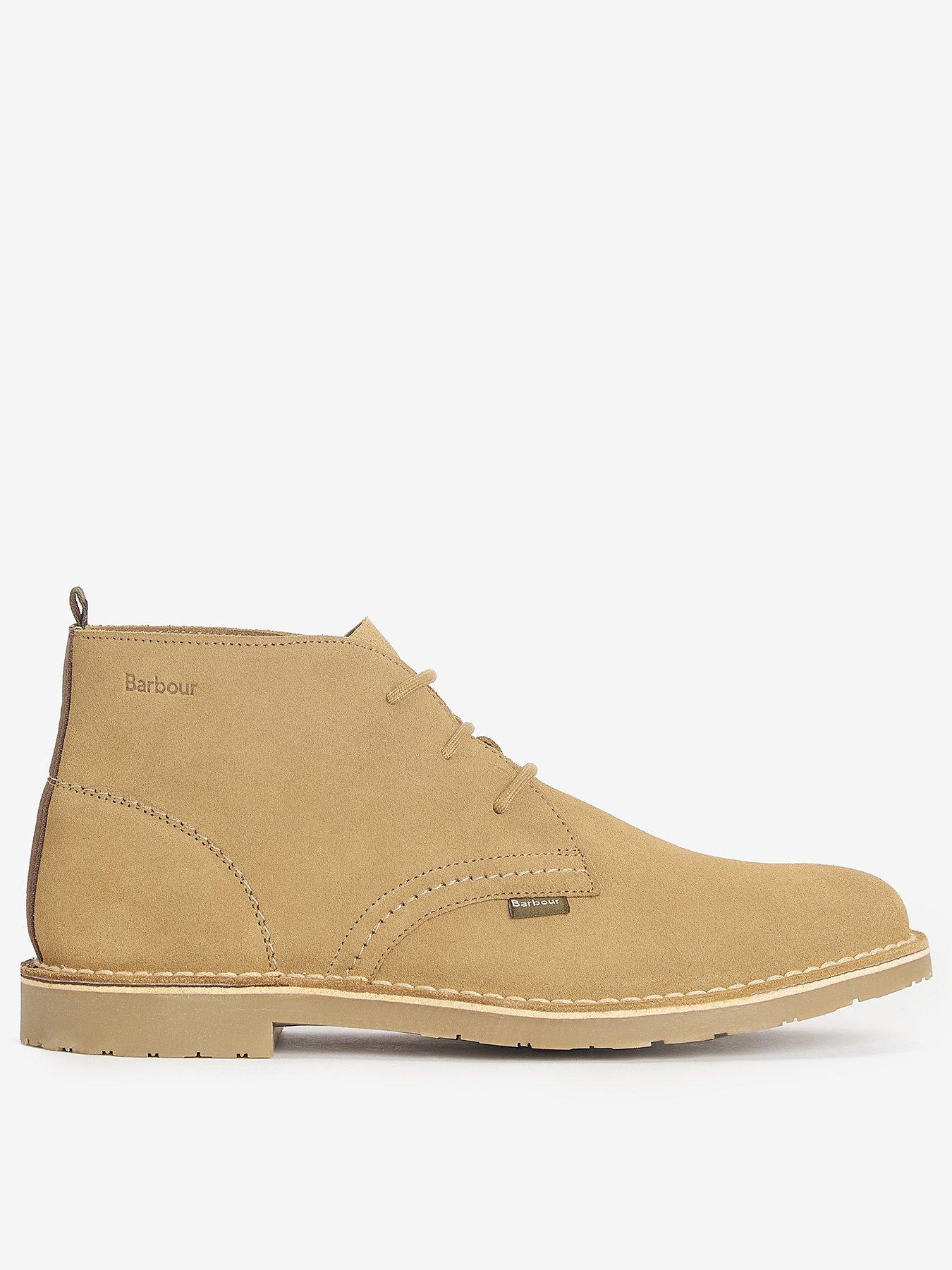 Barbour Siton Suede Desert Boots Light Brown