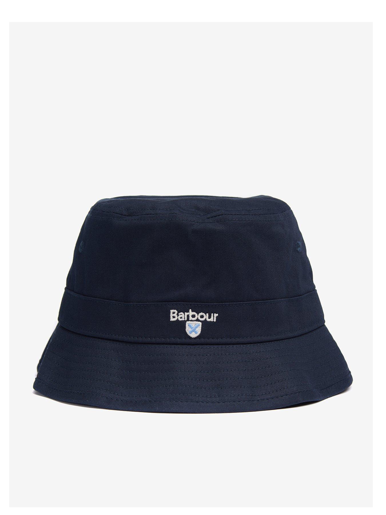 undefined Barbour Cascade Embroidered Logo Bucket Hat - Navy