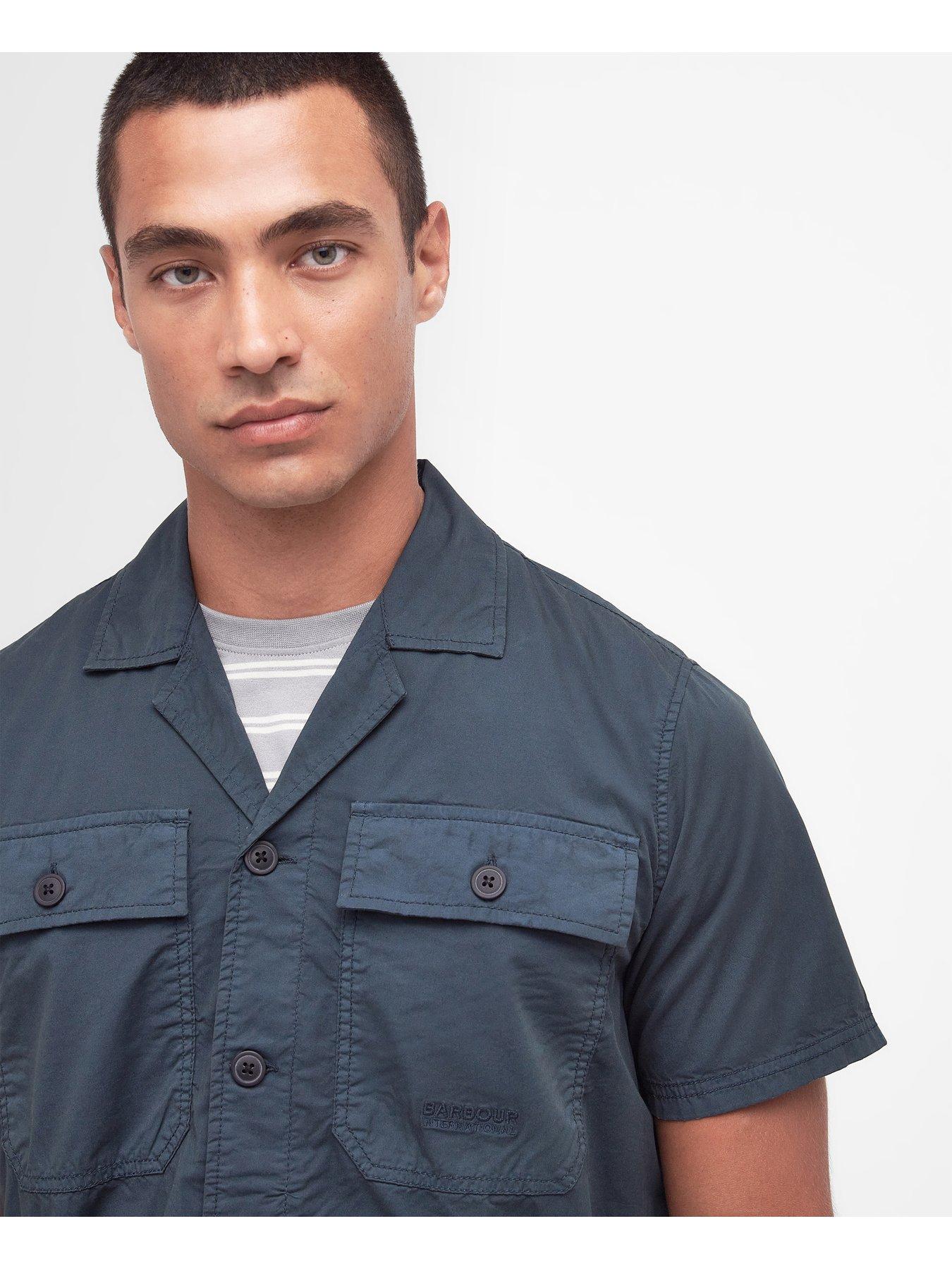 barbour-international-barbour-international-short-sleeve-chest-pocket-shirt-navyoutfit