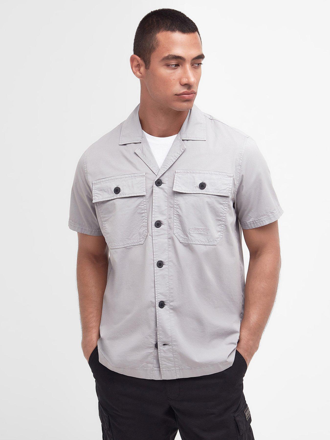 barbour-international-barbour-international-short-sleeve-chest-pocket-shirt-grey