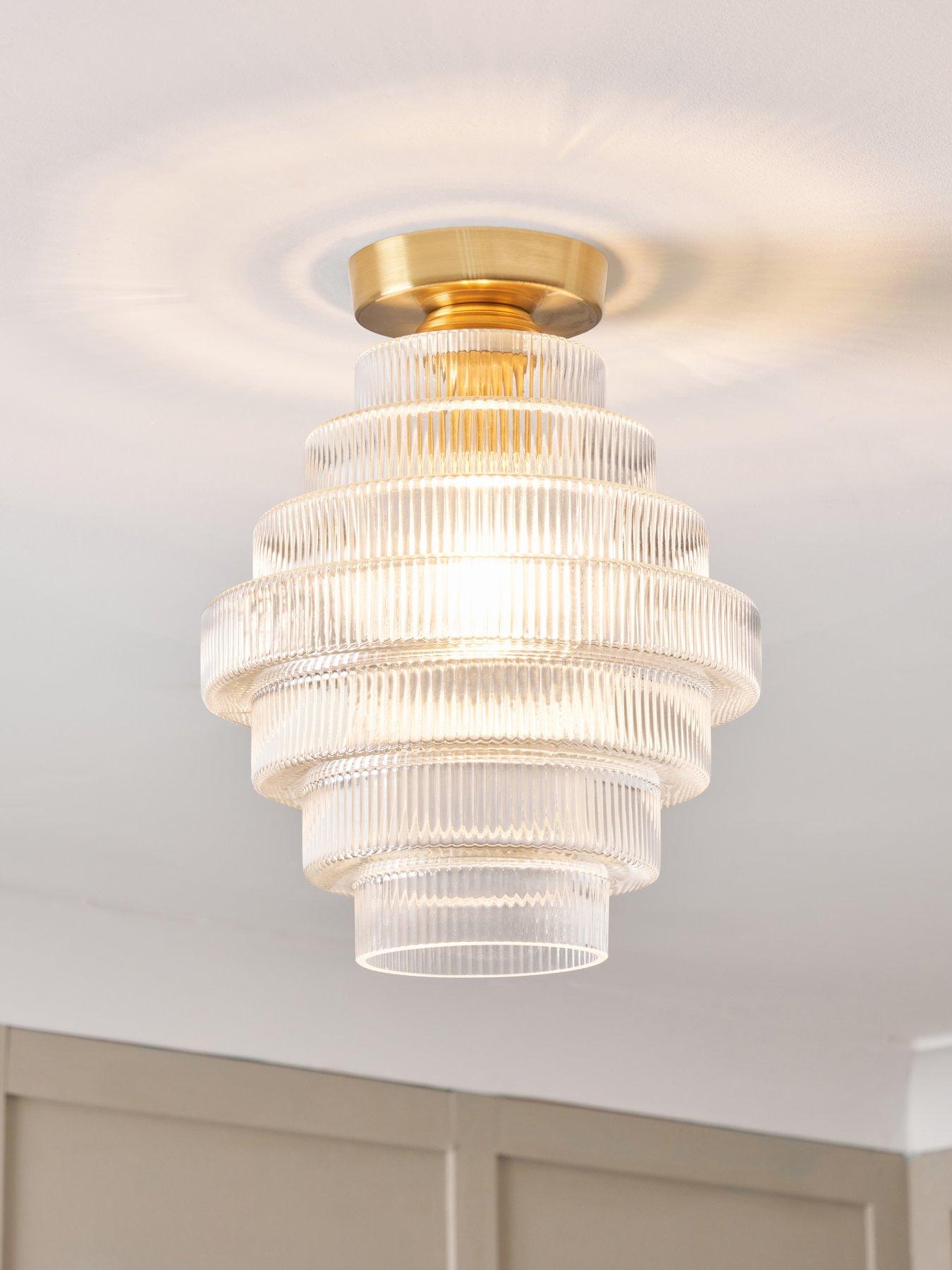 Image 1 of 5 of The Very Collection Genoise Flush Light Fitting