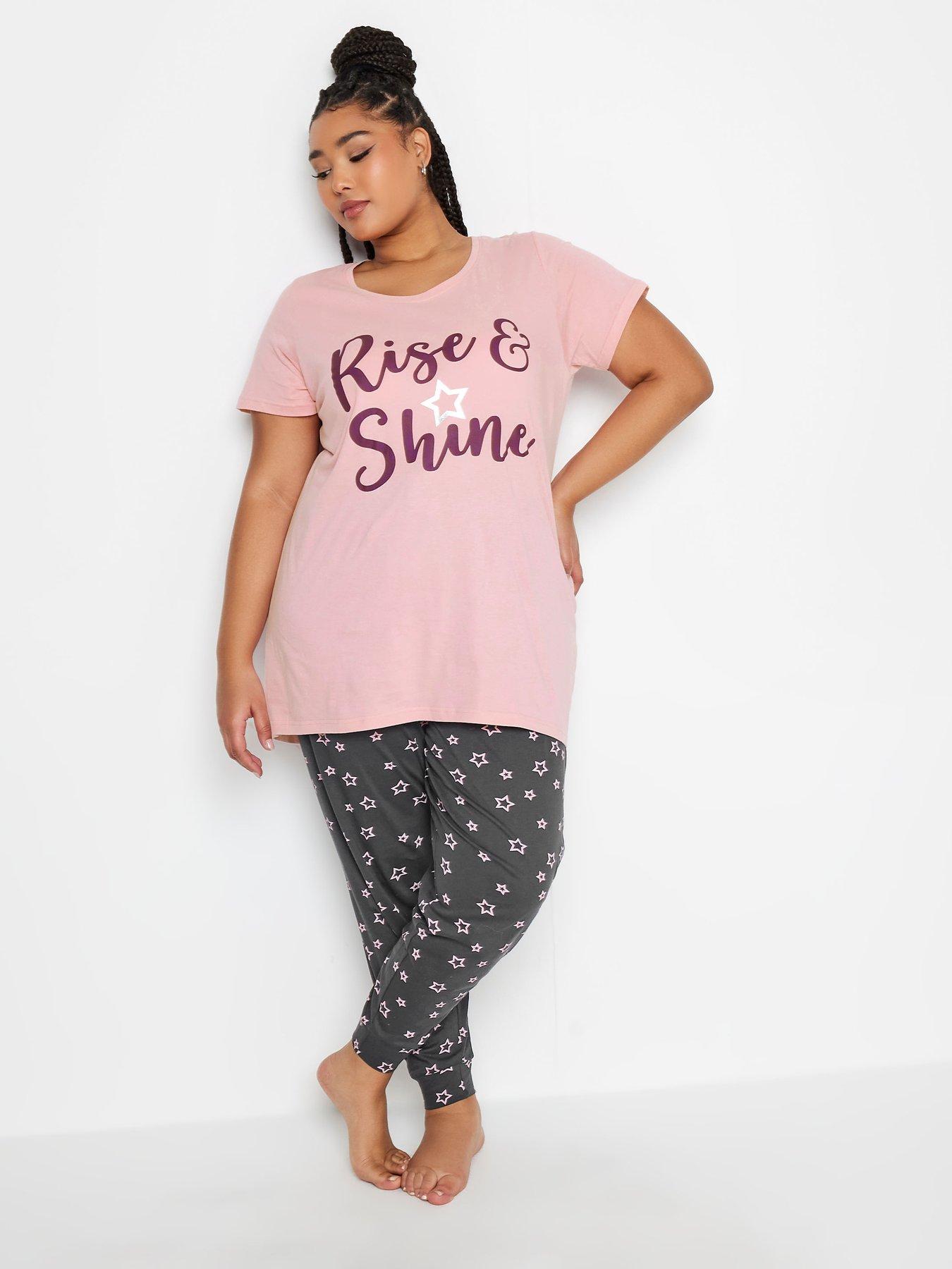 yours-rise-amp-shine-short-sleeve-pyjama-set-pink