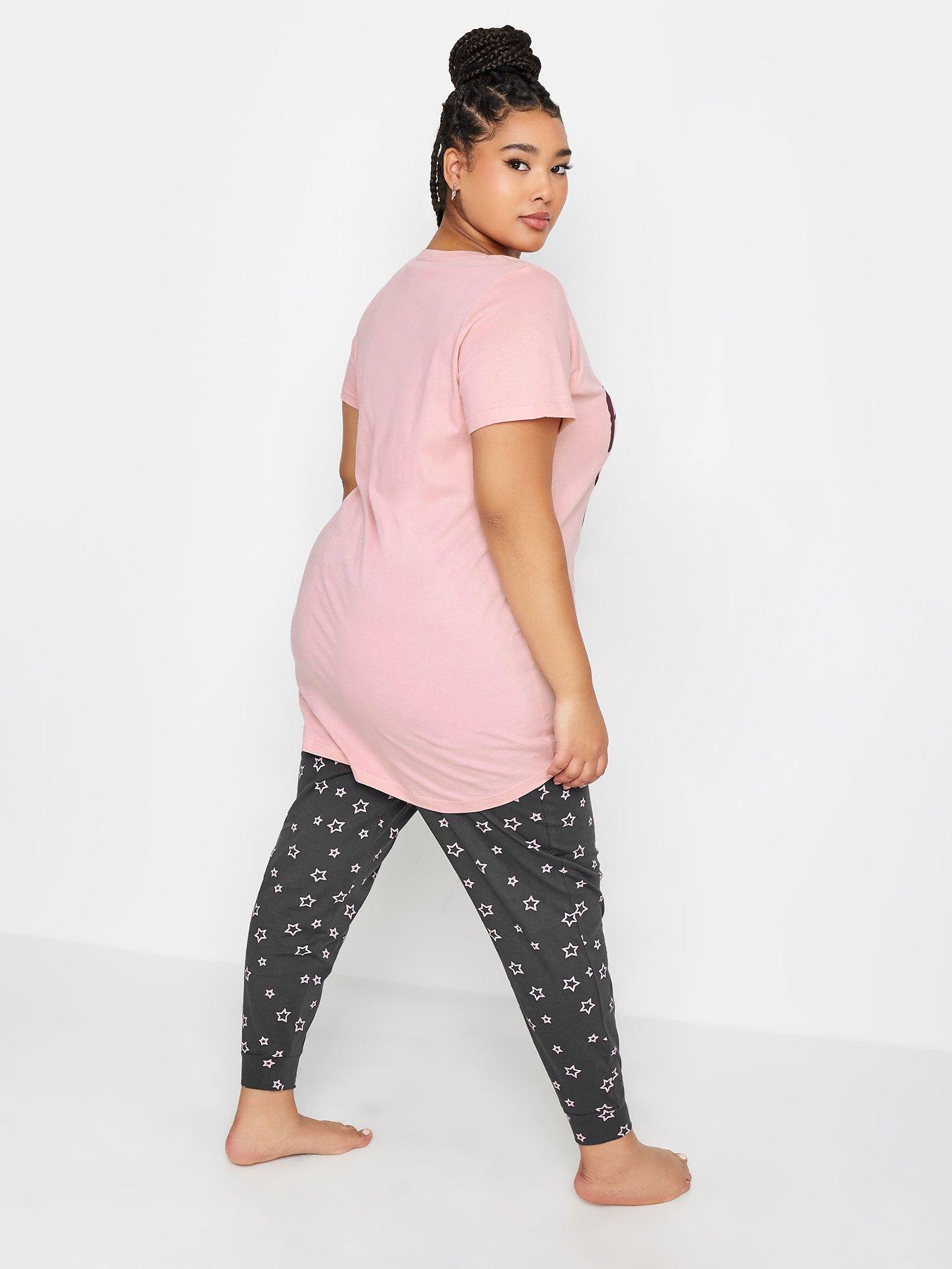 yours-rise-amp-shine-short-sleeve-pyjama-set-pinkstillFront