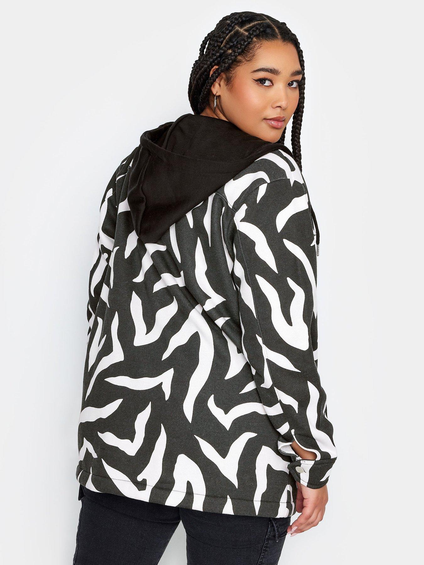 yours-hooded-sweat-shacket-zebrastillFront