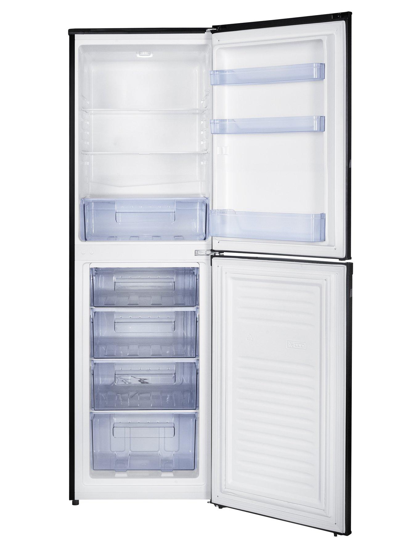 swan-sr8161b-172cm-high-55cm-wide-5050-split-fridge-freezer-blackback