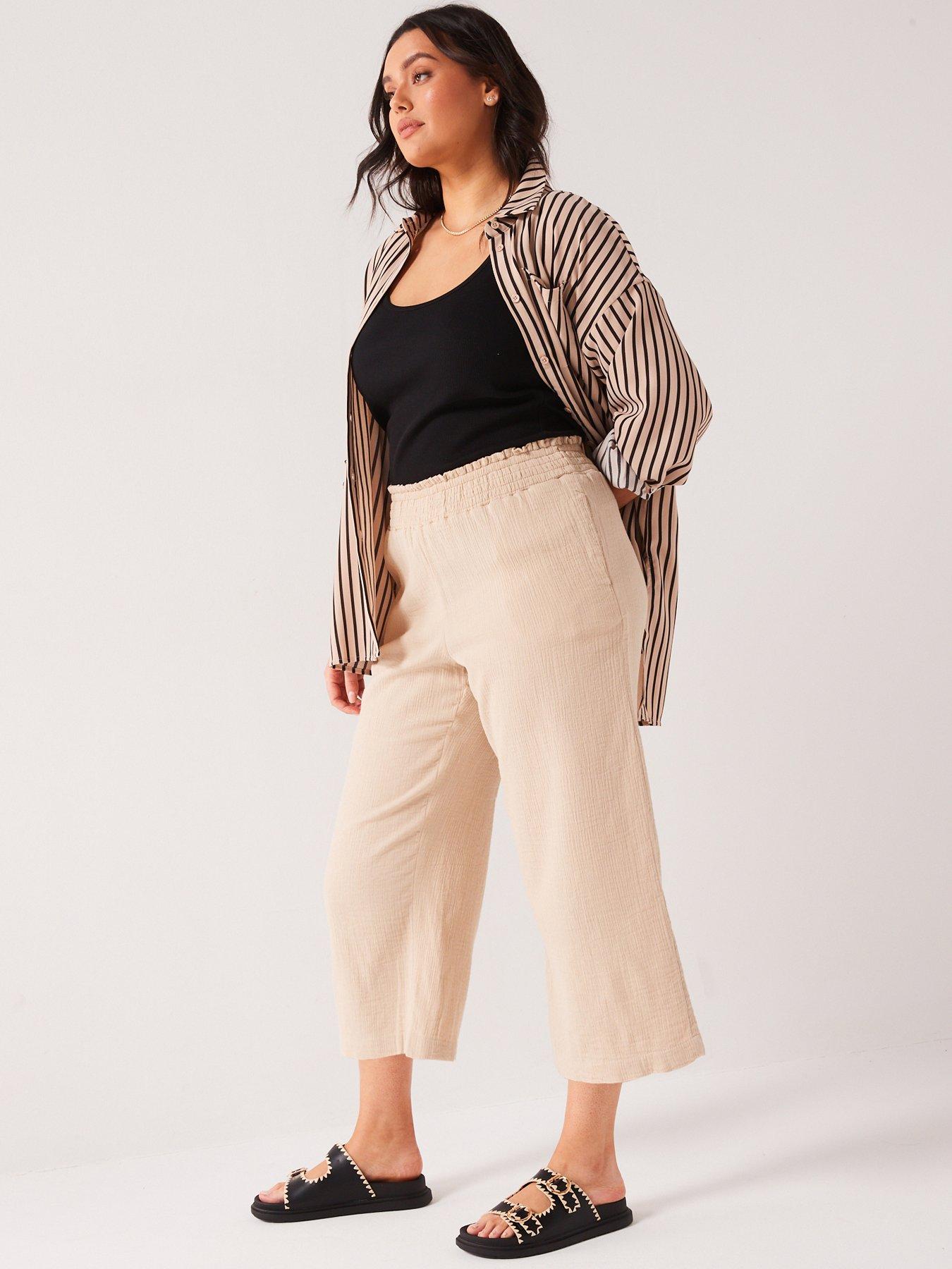 v-by-very-curve-crinkle-wide-leg-culotte-neutraldetail