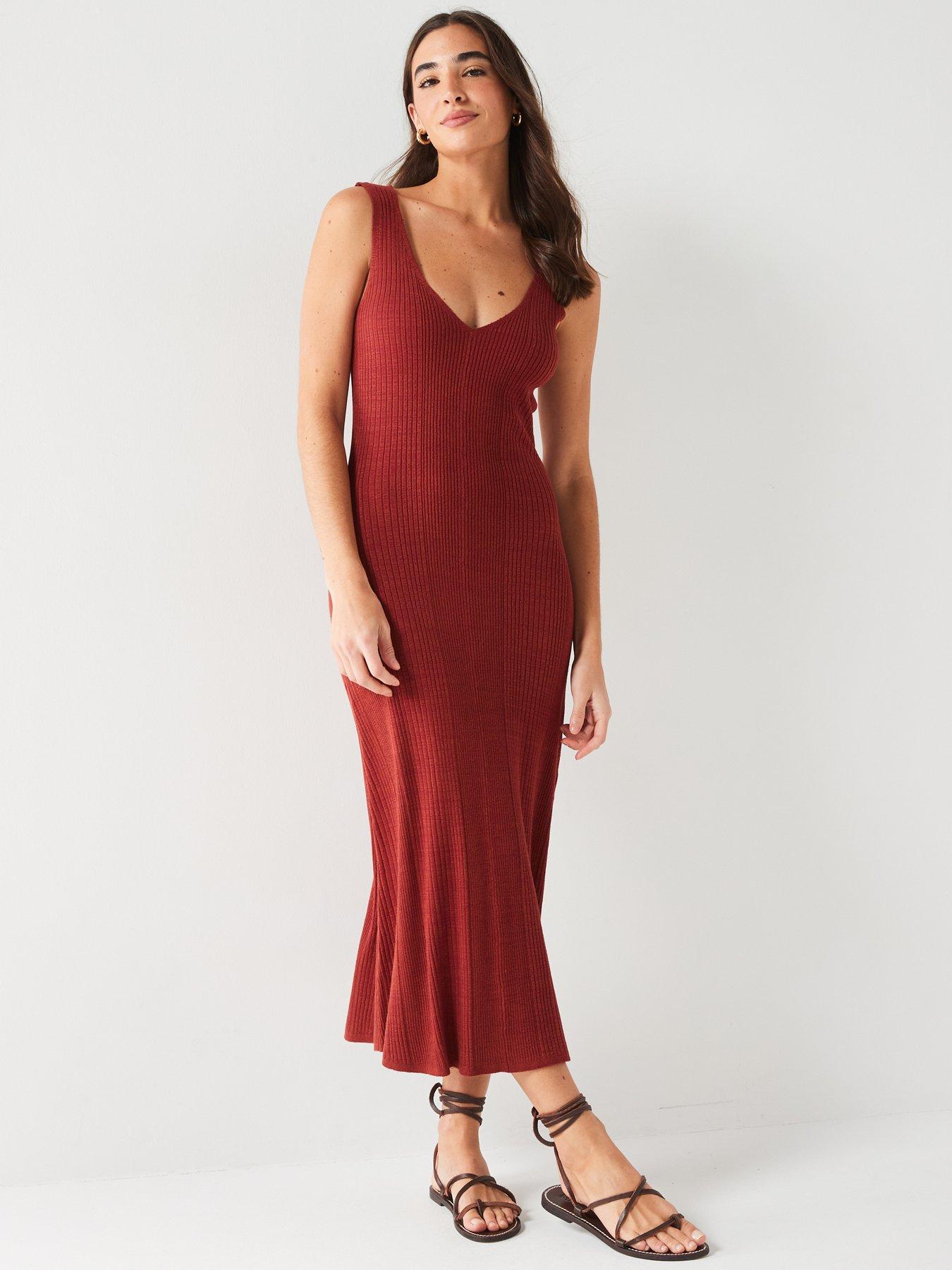 v-by-very-wide-strap-knitted-midi-dress-red