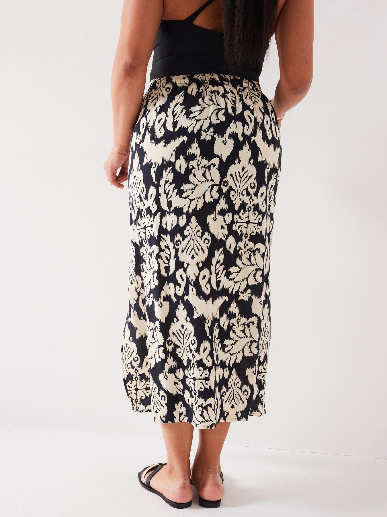 v-by-very-curve-printed-split-midi-skirtstillFront